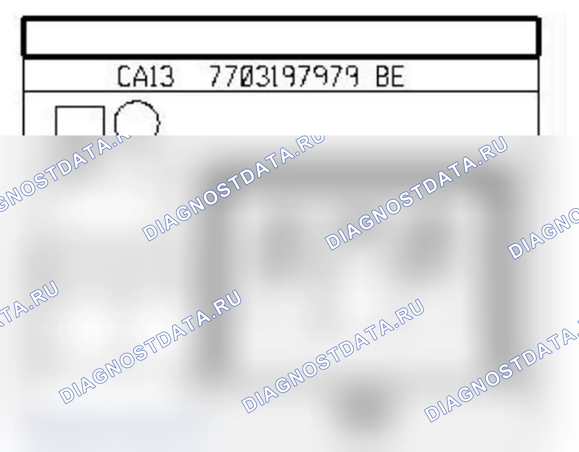 Распиновка разъёма 139 — Элприв. замка лев. задн. двери. Renault Master II
