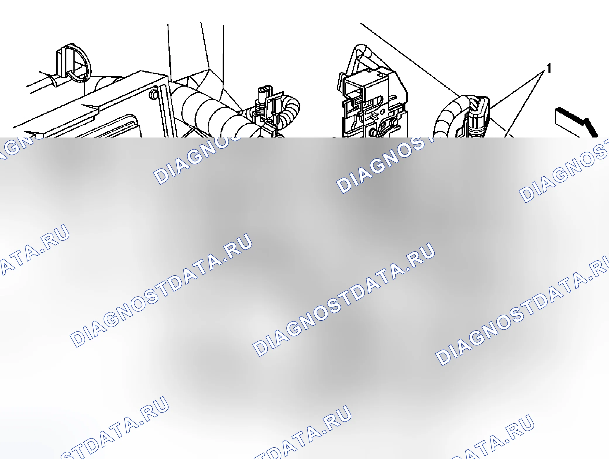 Рис. 5: Виды компонентов ABS. Kia Rio III