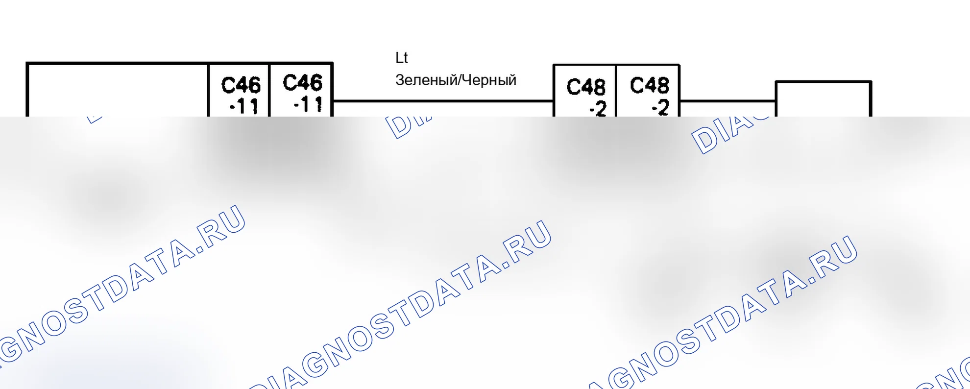 Рис. 47: КОДЫ 25 и 53 - СХЕМА ВОЗДУХОРАСПРЕДЕЛИТЕЛЬНОГО КЛАПАНА. Isuzu Amigo I