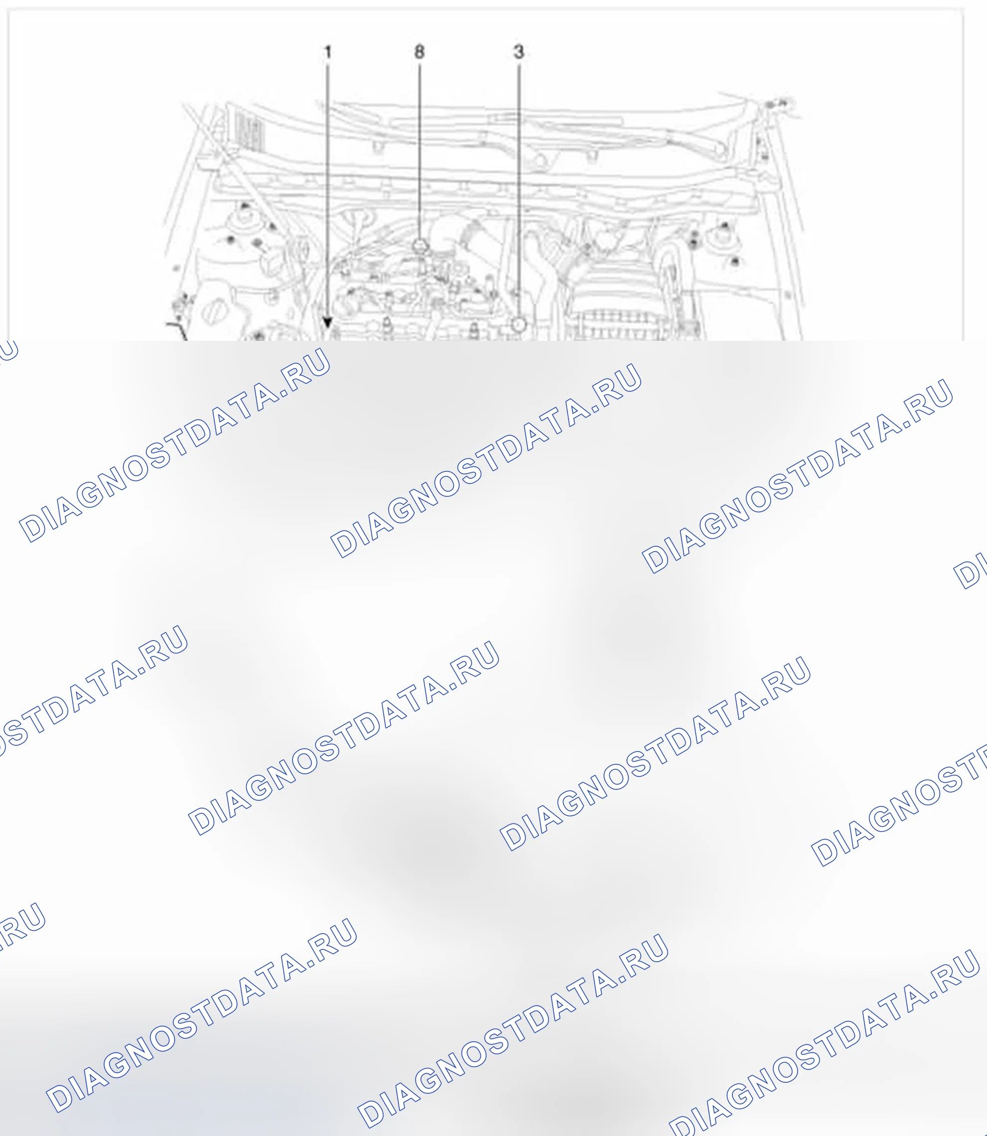 Рис. 301: РАСПОЛОЖЕНИЕ КОМПОНЕНТОВ. Hyundai Sonata VI