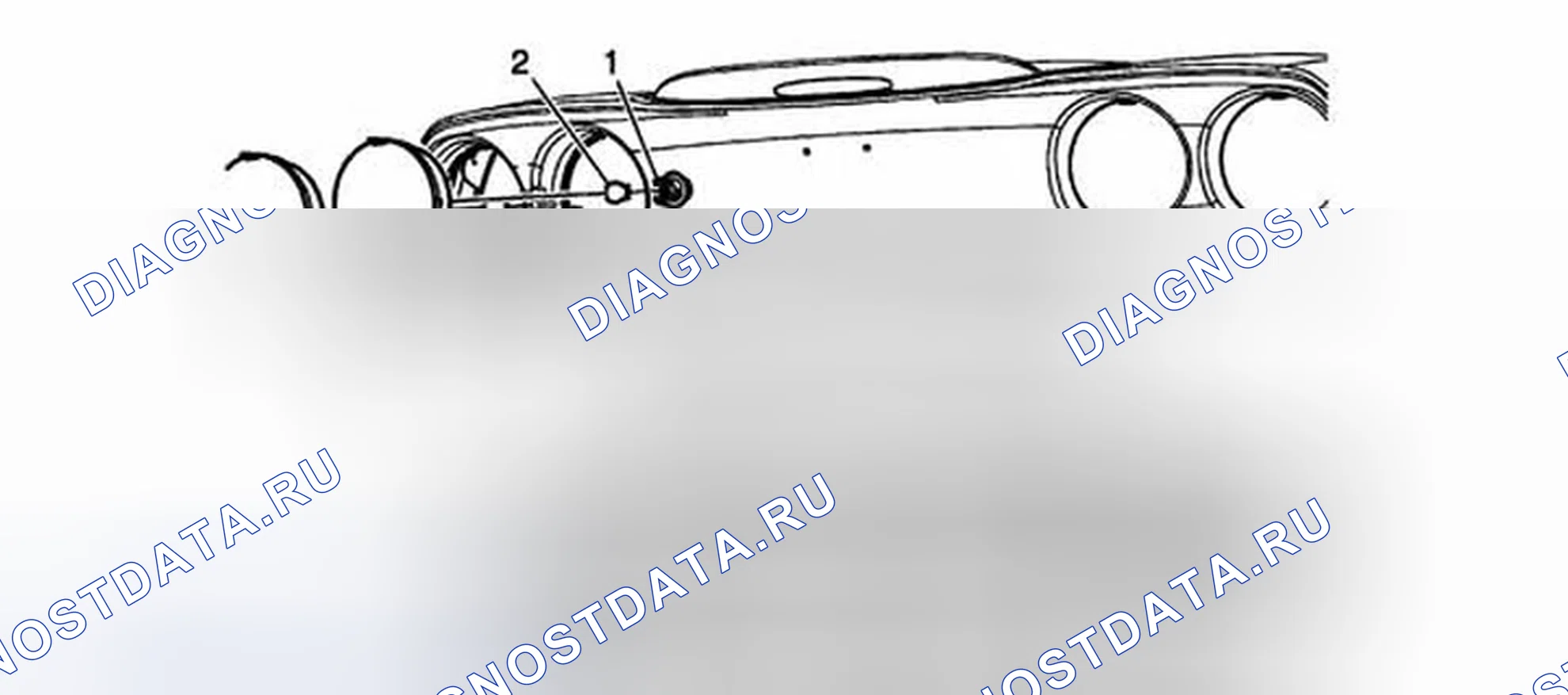 Рис. 27: Замена лампы задней лампы. Chevrolet Corvette C6