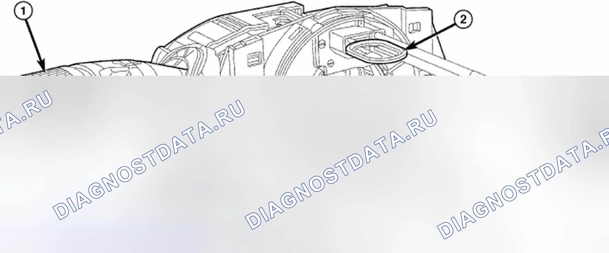 Рис. 173: МОДУЛЬ РУЛЕВОГО УПРАВЛЕНИЯ. Chrysler Town & Country V