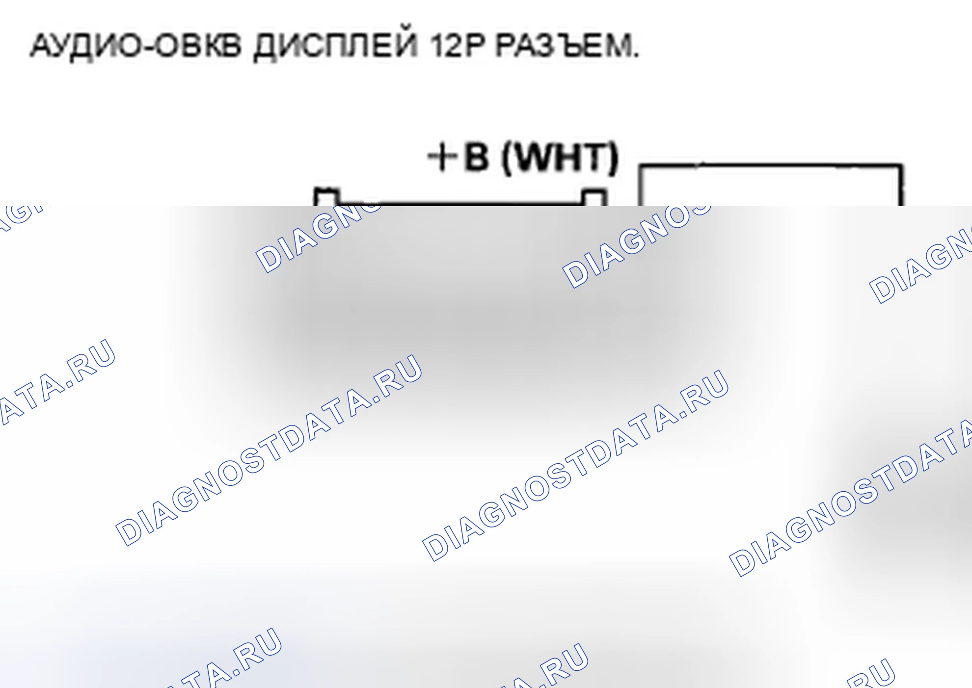 Рис. 392: Информация о аудиосистеме не отображается на дисплее аудио-ОВК. Honda Crosstour I