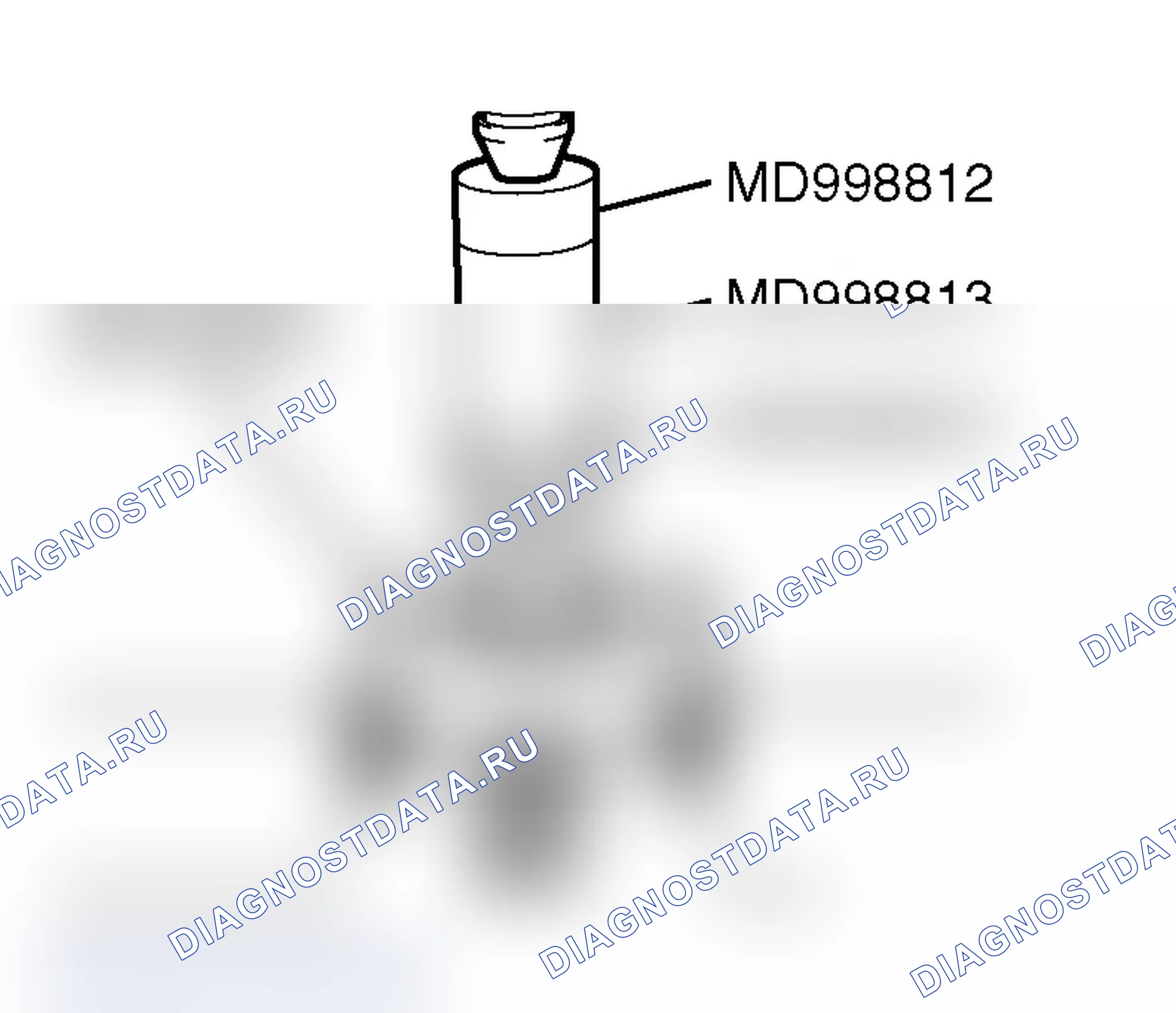 Рис. 528: >> B <<МОНТАЖ ШАРИКОПОДШИПНИКА. Mitsubishi Lancer Ralliart IX рестайлинг