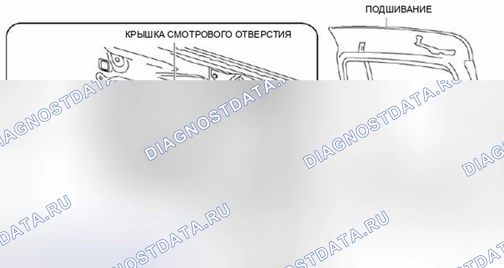 Рис. 68: Раздвижная дверь. Honda Civic IX рестайлинг
