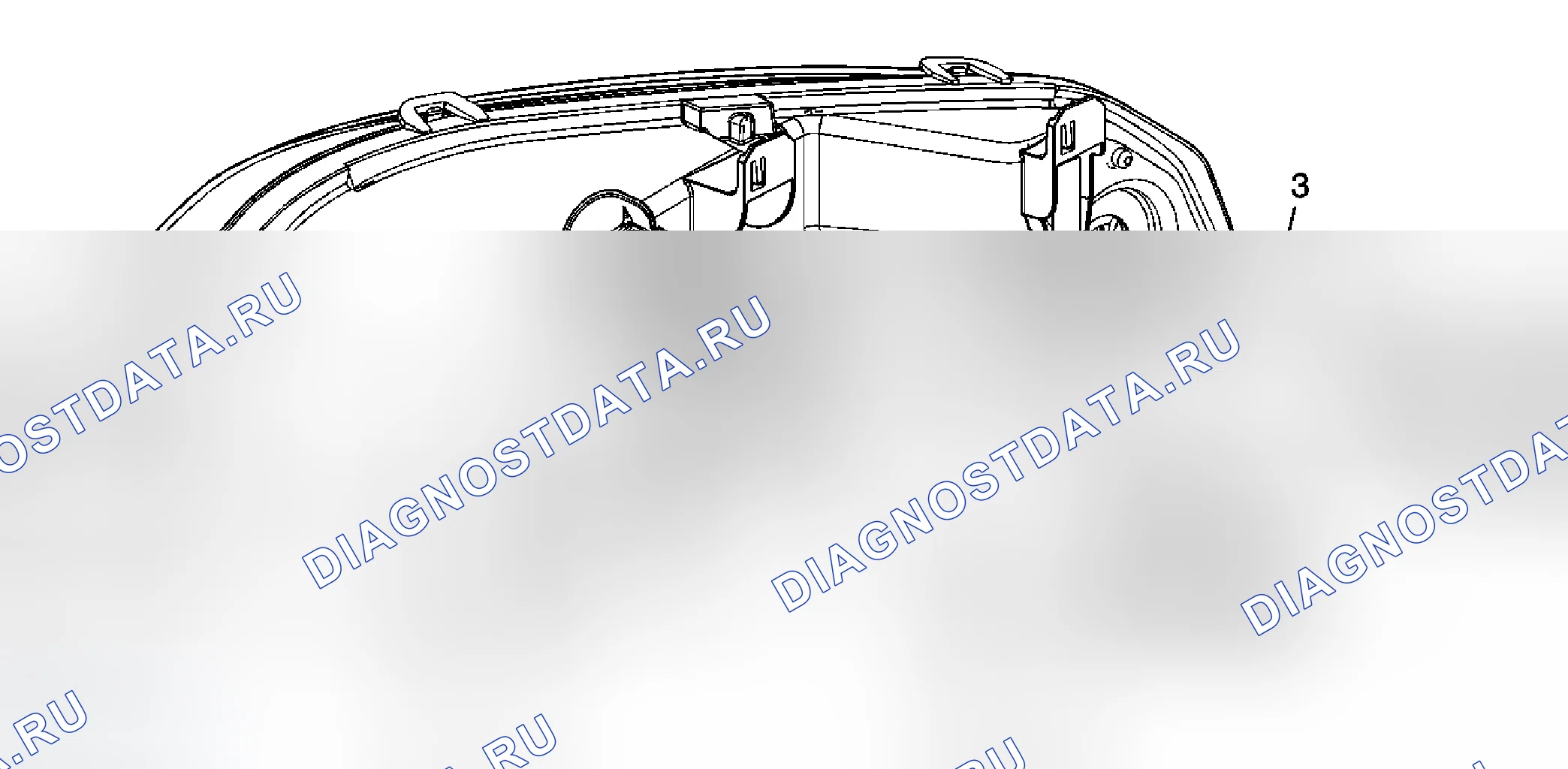 Рис. 23: Замена лампы фары. Chevrolet HHR I