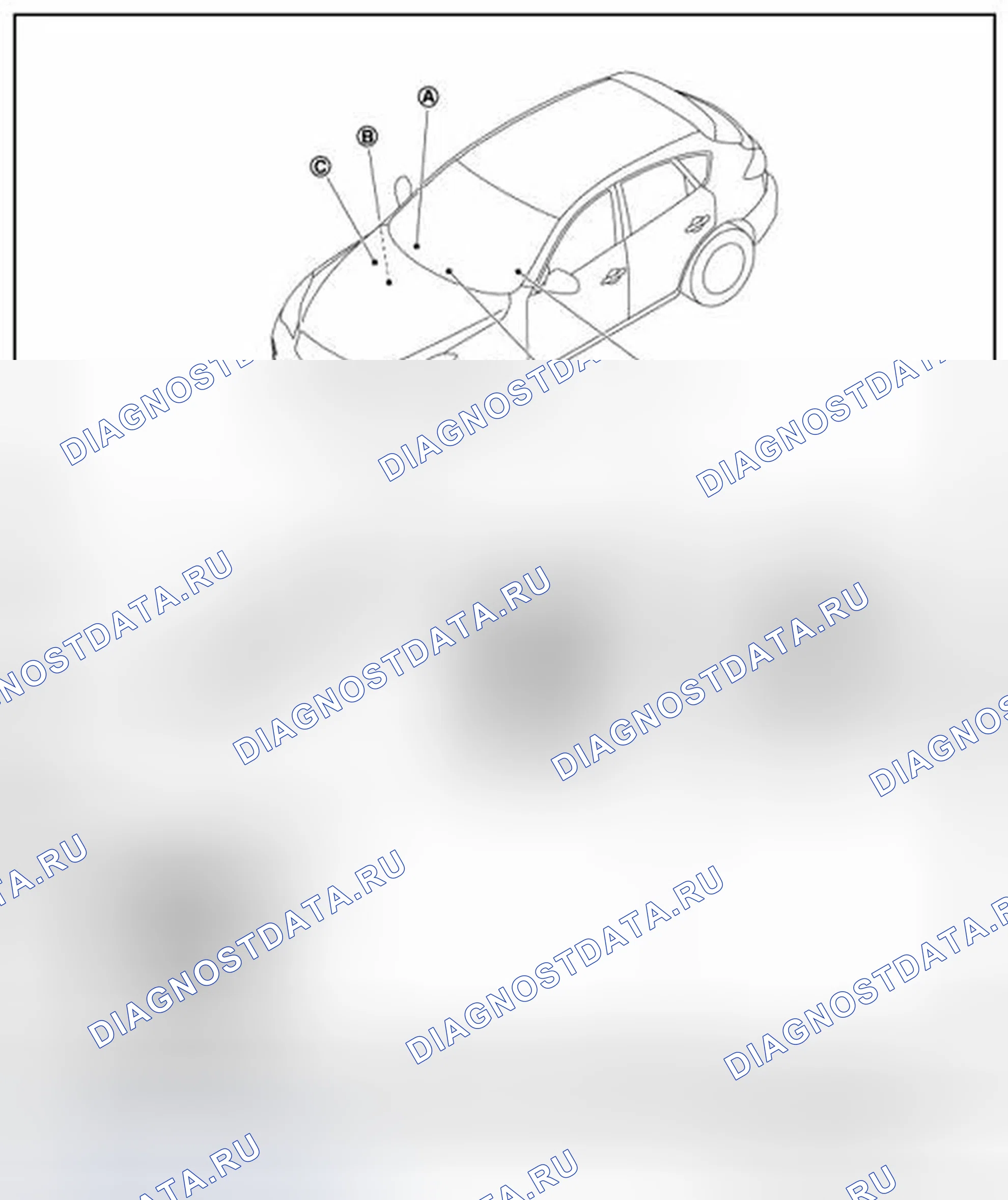 Рис. 77: Расположение компонентов. Infiniti QX50 I