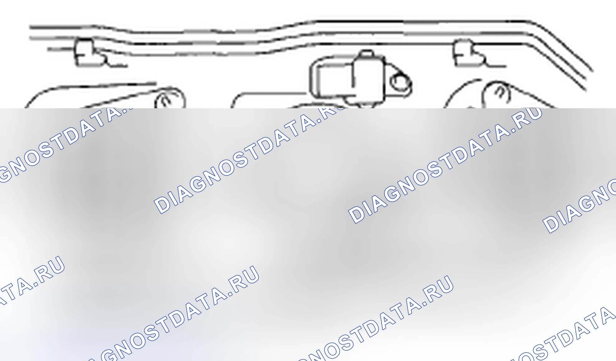 Рис. 185: Идентификация клапана отсечки топлива с помощью болтов. Honda Vezel I