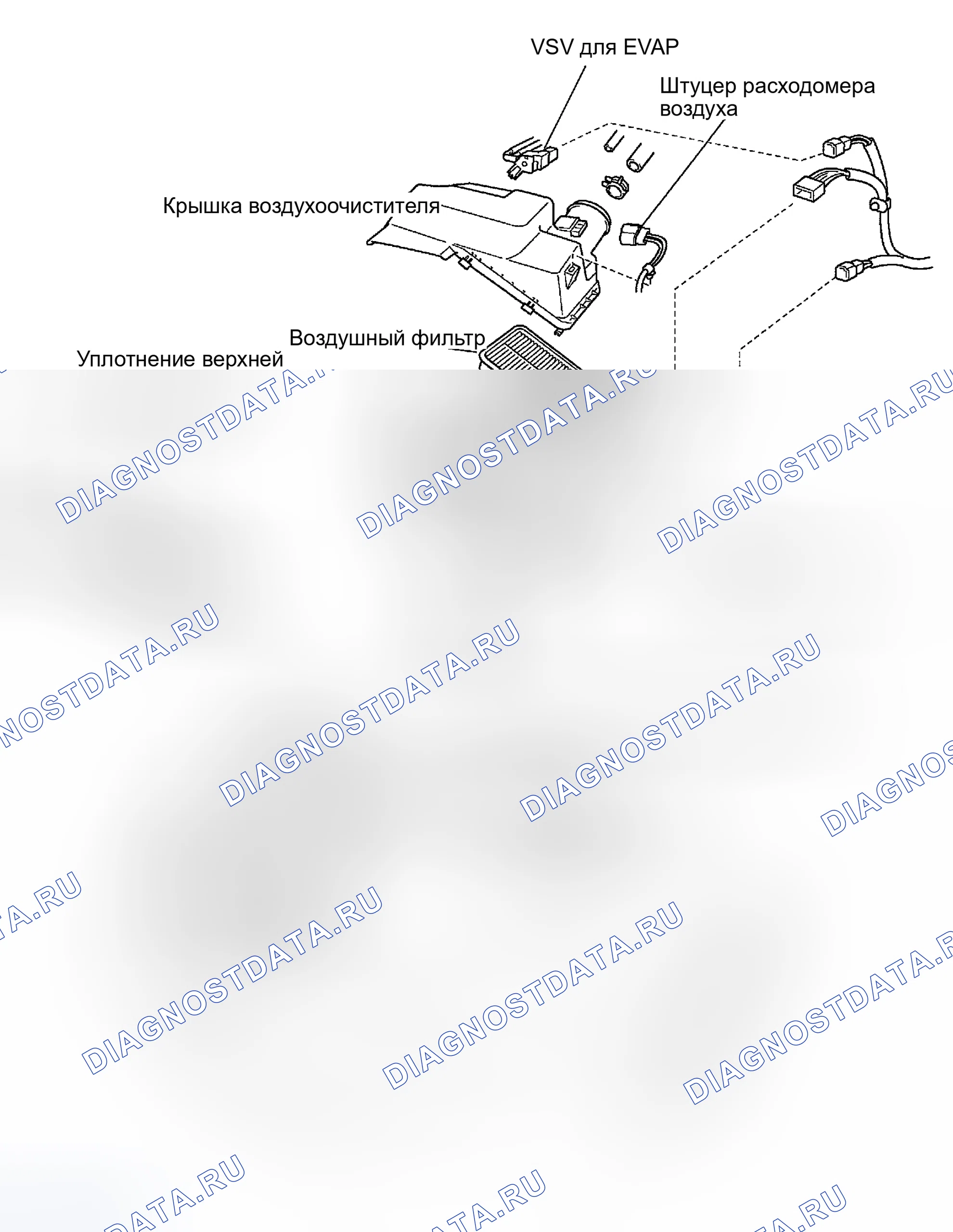 Рис. 86: КОМПОНЕНТЫ. Toyota Celica T230 рестайлинг