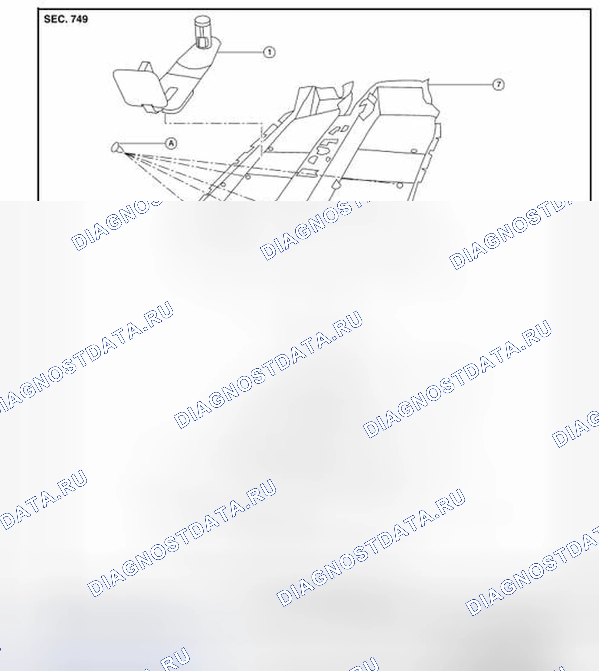 Рис. 32: Демонтаж и монтаж. Nissan Sentra B16 рестайлинг