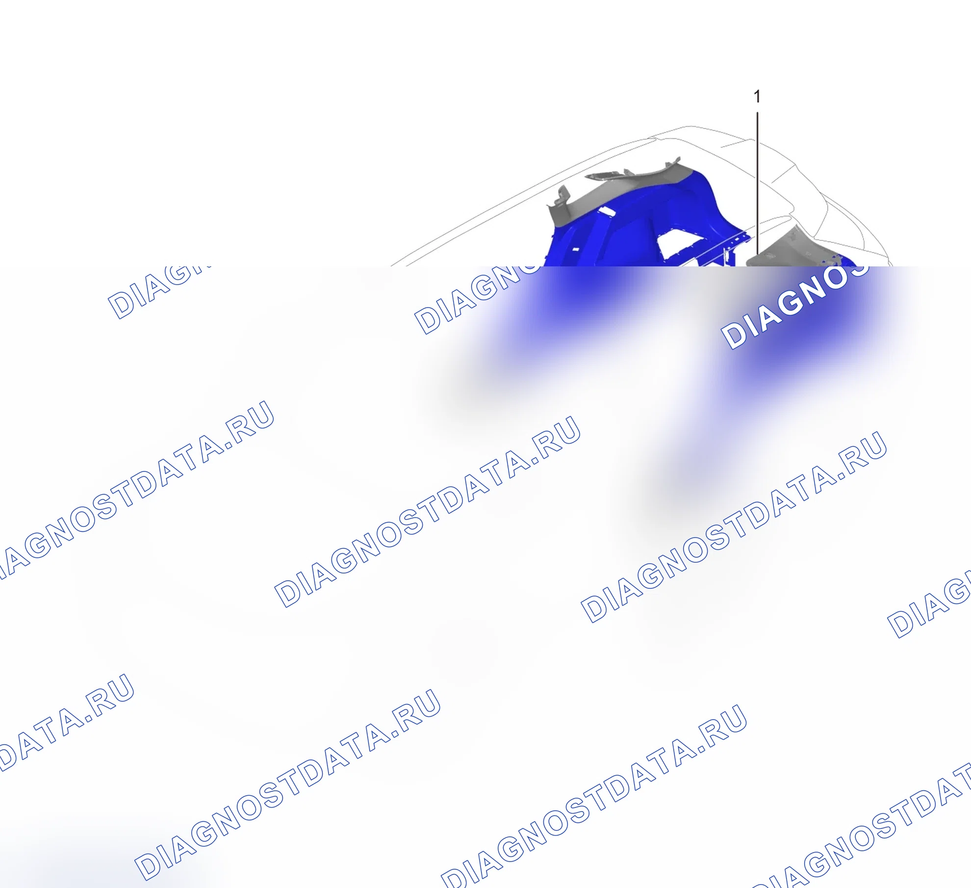 Схема расположения защитной плиты колонны C — Haval Xiaolong-Max. Haval Xiaolong Max I