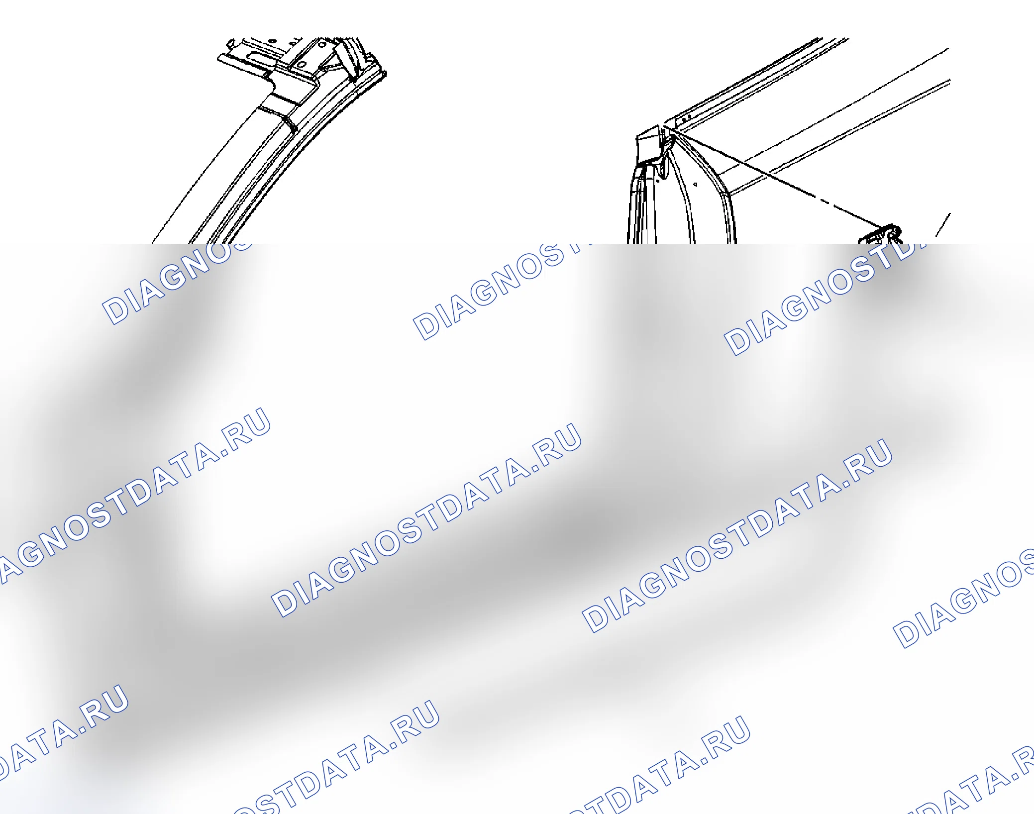 Рис. 25: Замена Weatherstrip открытия передней двери (кабриолет). Pontiac G6 I final