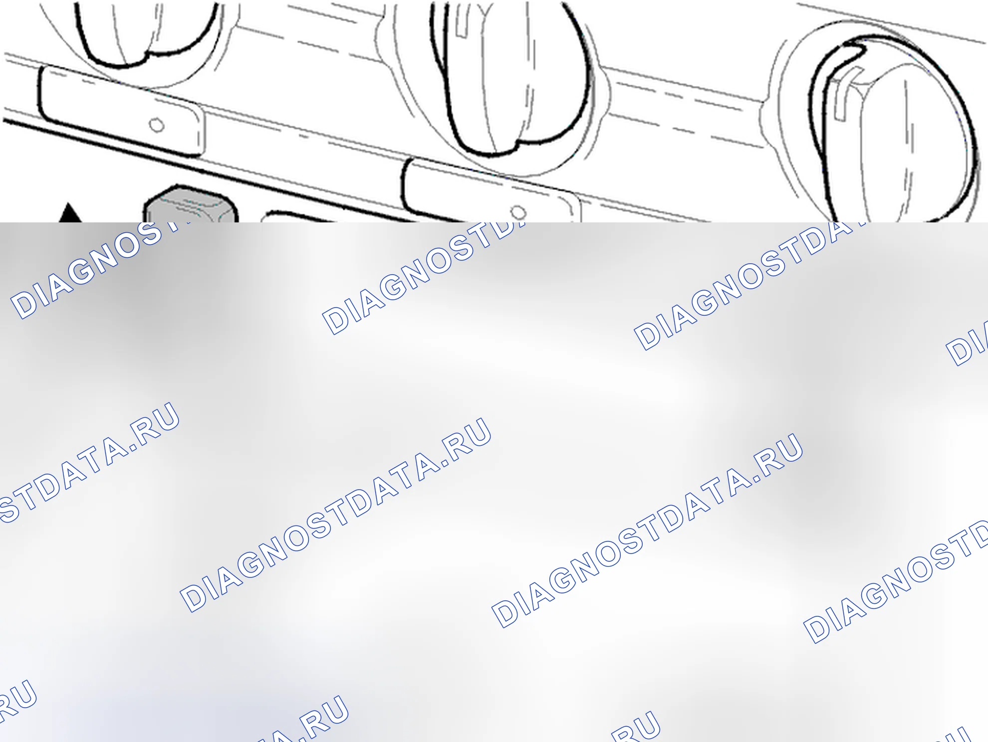 Рис. 26: Замена кулисного переключателя, общий. Volvo V40 I рестайлинг