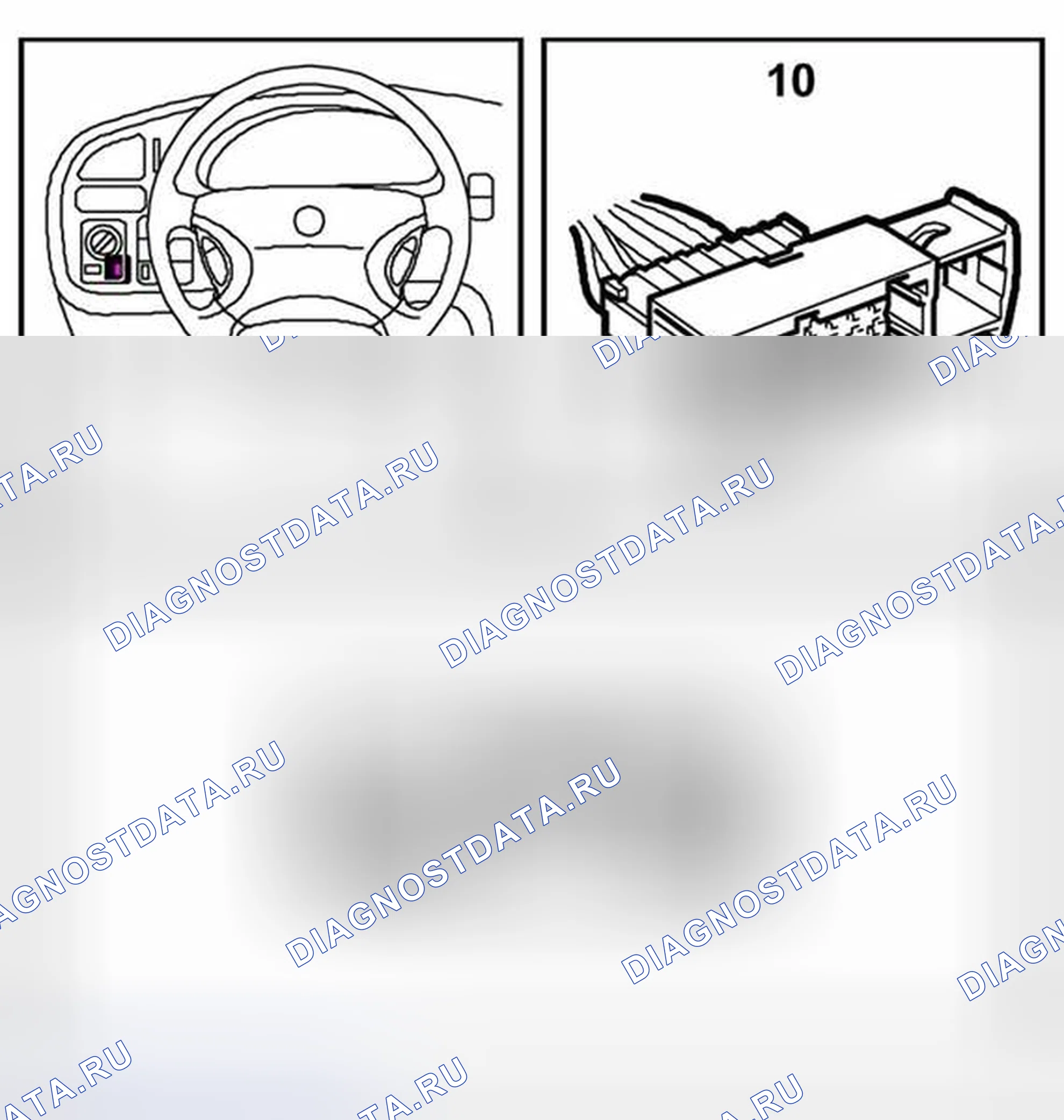 Рис. 204: Фары, переключатель (10). Kia Picanto II рестайлинг