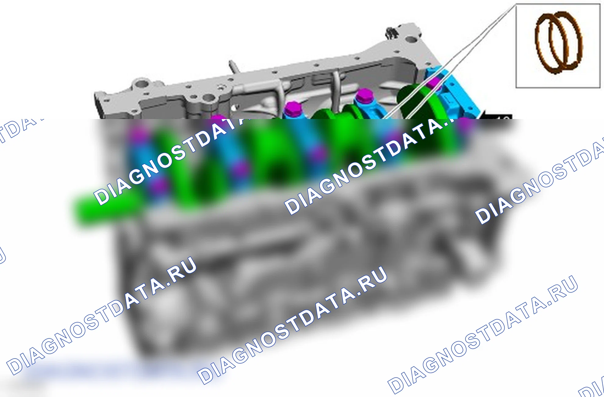 Разборка двигателя. Ford Kuga II