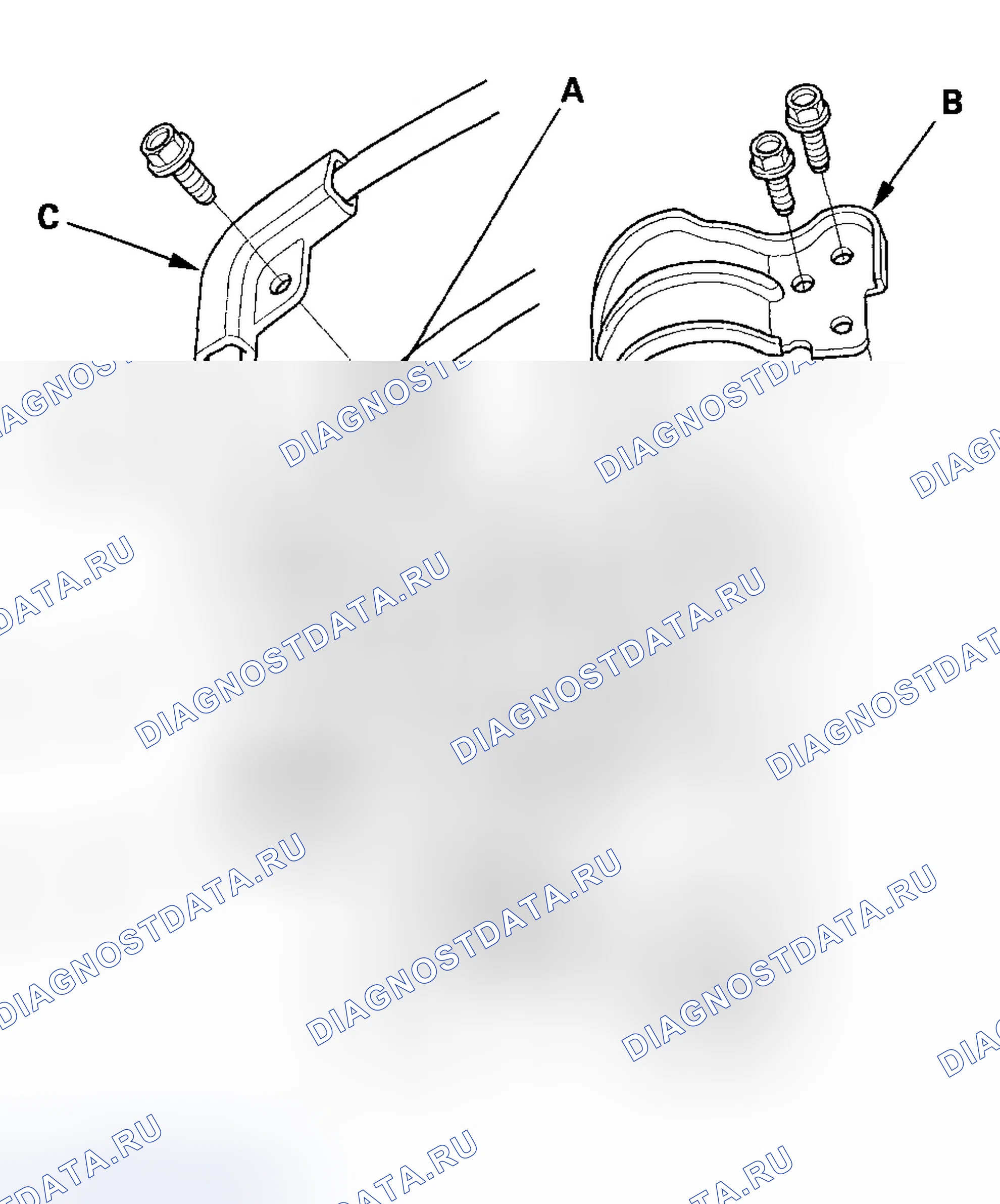 Рис. 18: Демонтаж. Honda Ridgeline I