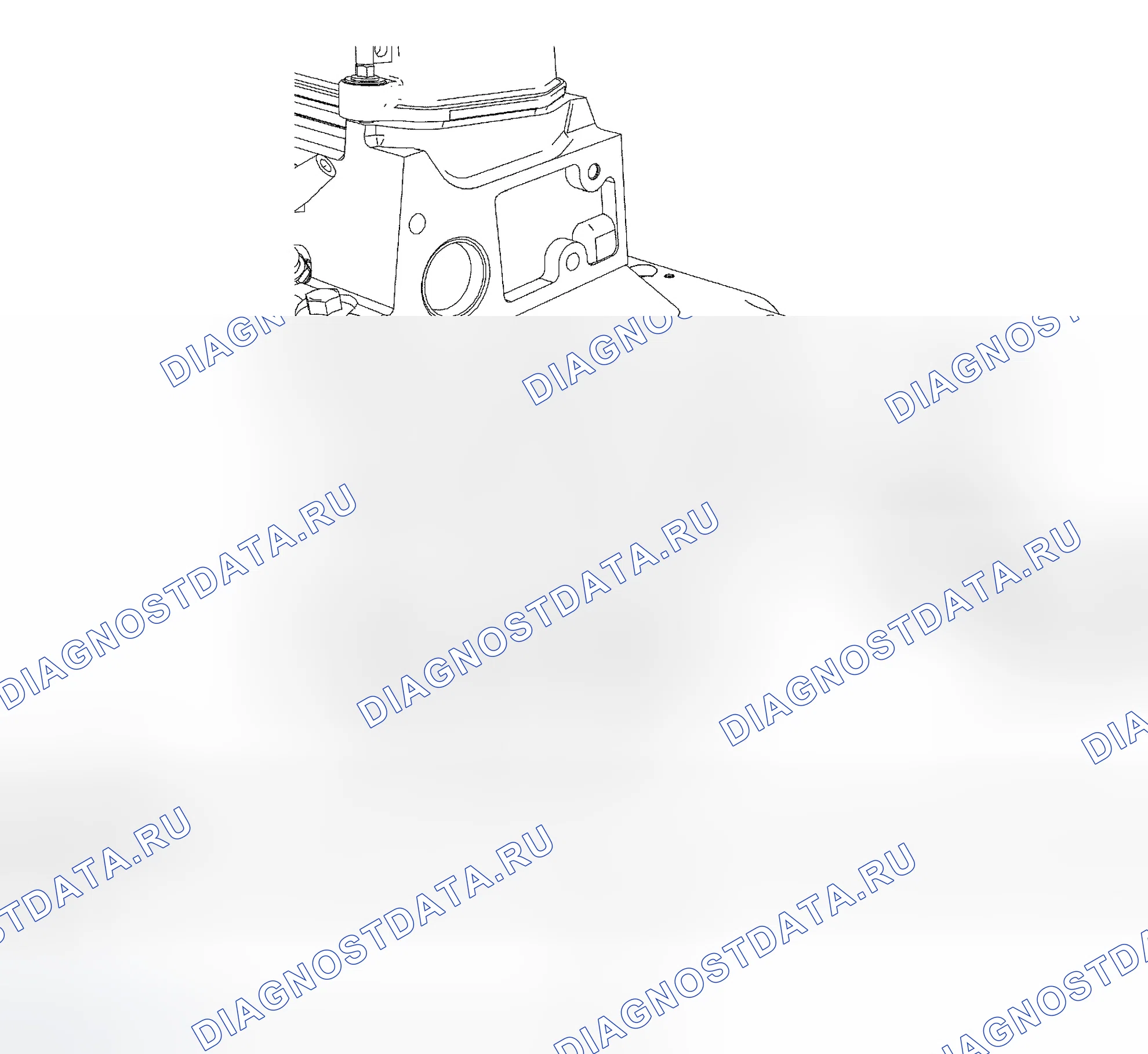 Рис. 79: Датчик температуры головки цилиндров (CHT) - 4,2 л. Ford Pickup F350 Super Duty 