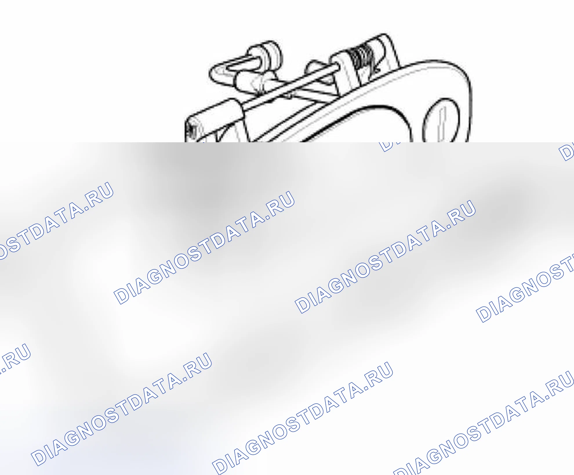 Рис. 15: Разборка и сборка дверной ручки. Porsche Boxster 986 рестайлинг