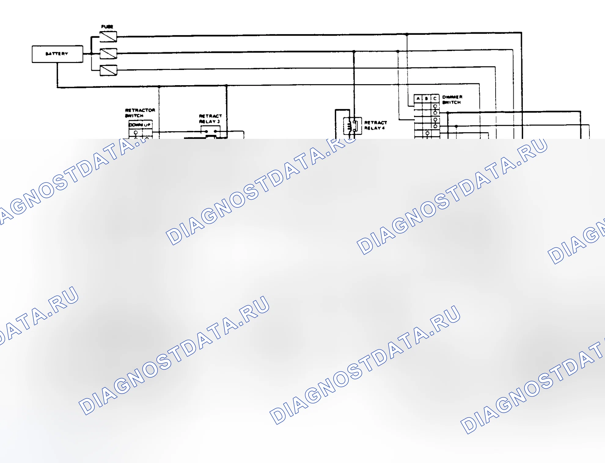 Рис. 2: СХЕМНЫЙ РЕЖИМ РАБОТЫ [A-2]. Nissan Pulsar N13