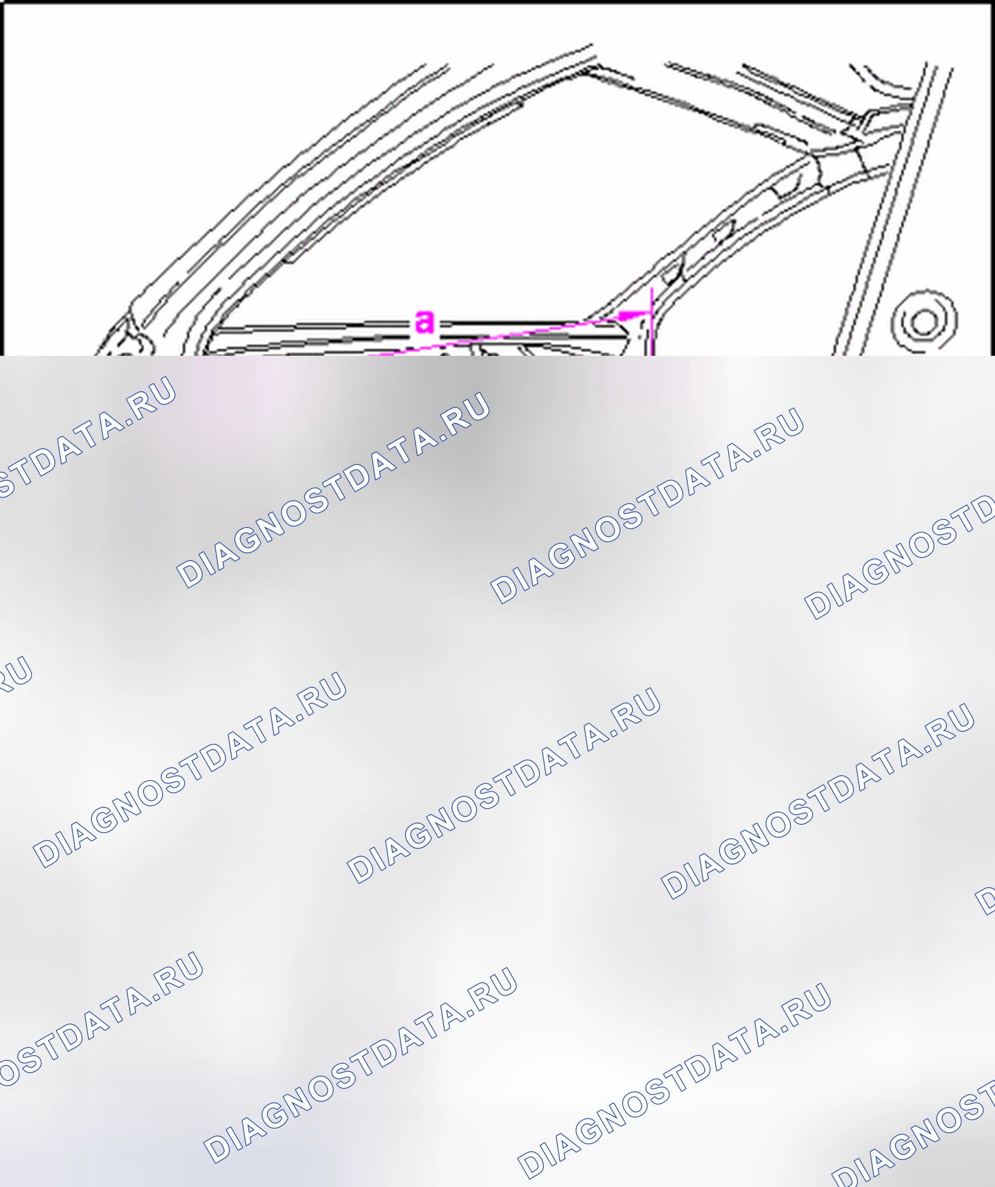 Рис. 38: Корпус, центр. Volkswagen Touareg I
