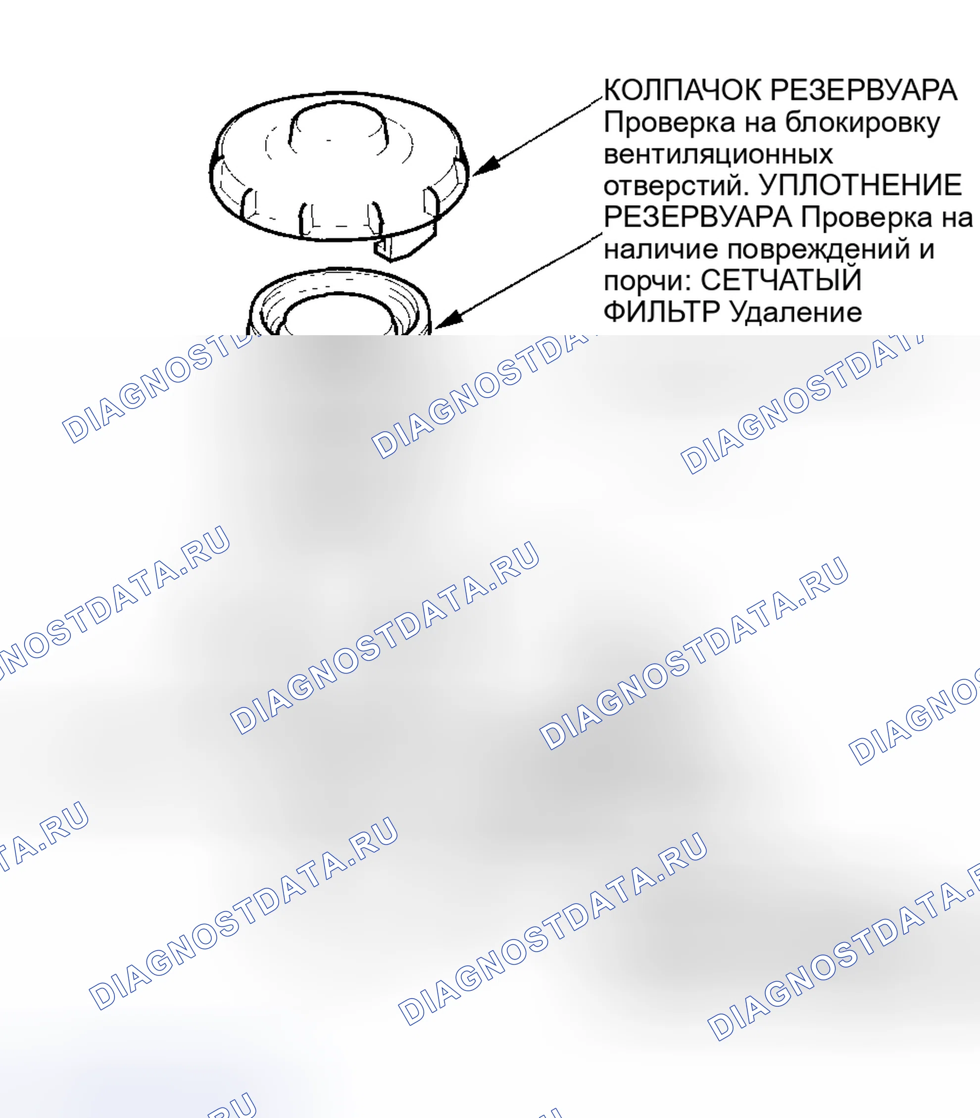 Рис. 20: Проверка главного цилиндра. Honda Insight I