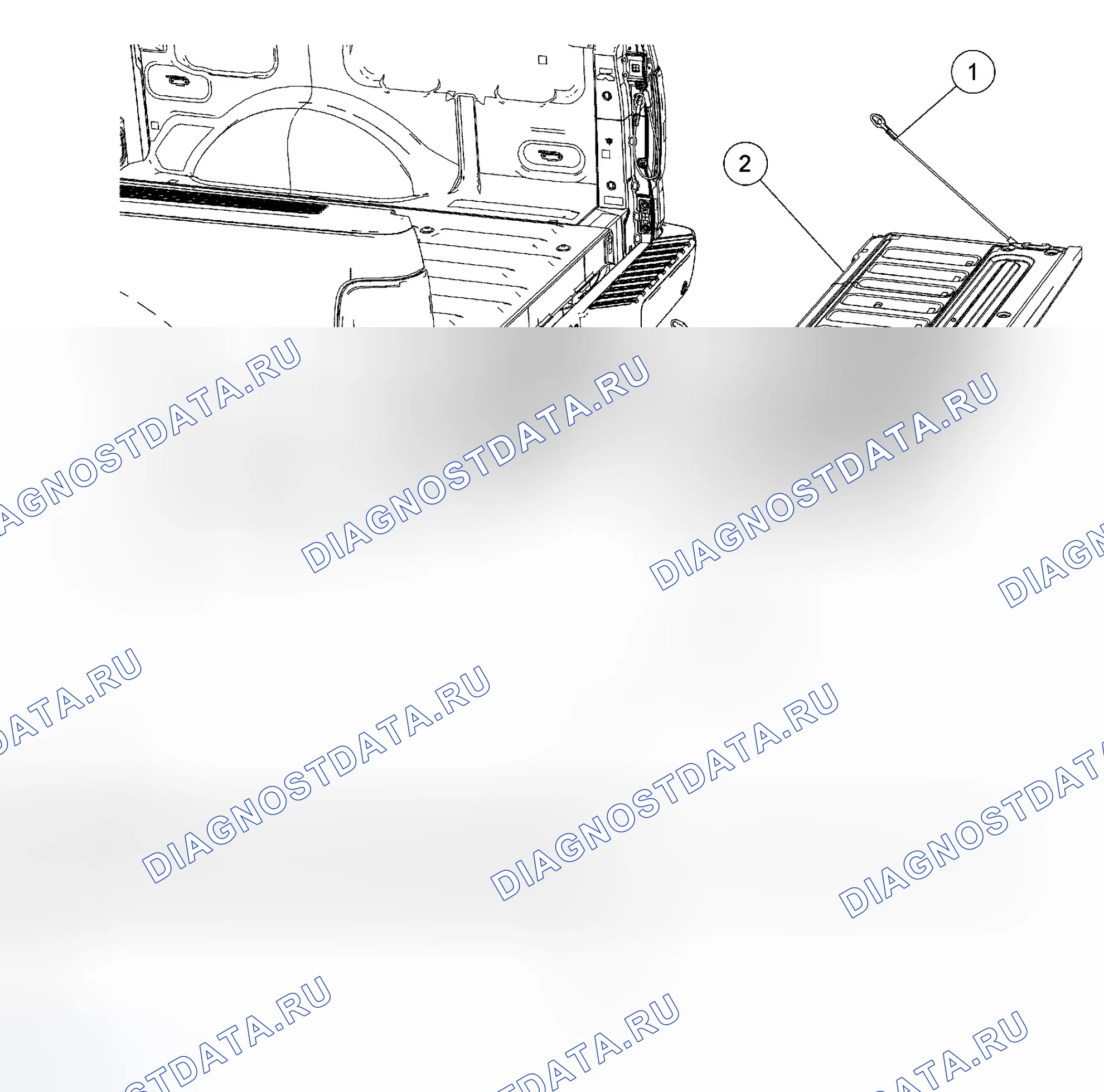 Рис. 90: Демонтаж. Ford Pickup F350 Super Duty 