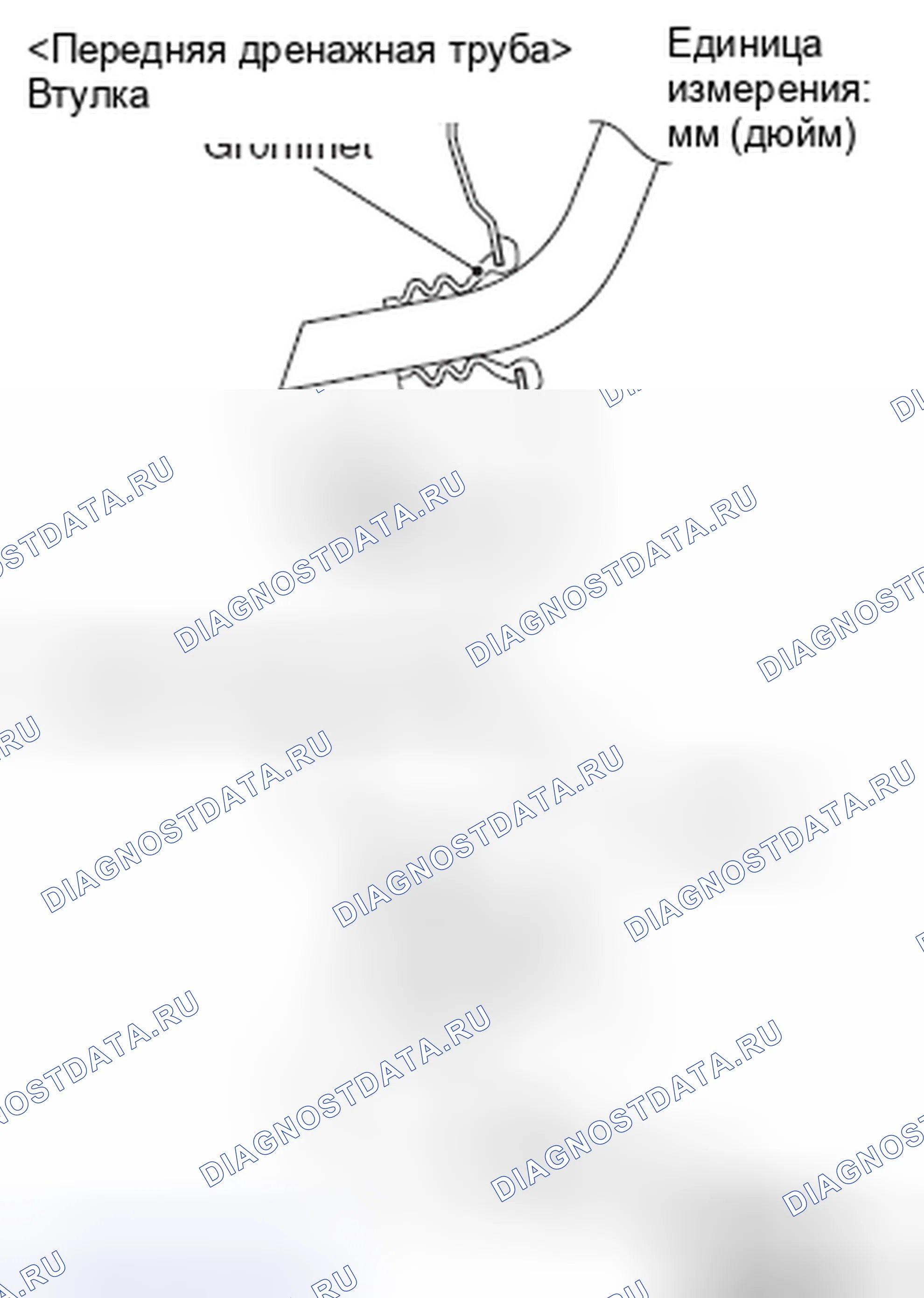 Рис. 27: >> A <<МОНТАЖ ПЕРЕДНЕЙ ДРЕНАЖНОЙ ТРУБЫ/ЗАДНЕЙ ДРЕНАЖНОЙ ТРУБЫ - LANCER SPORTBACK. Honda Domani MB