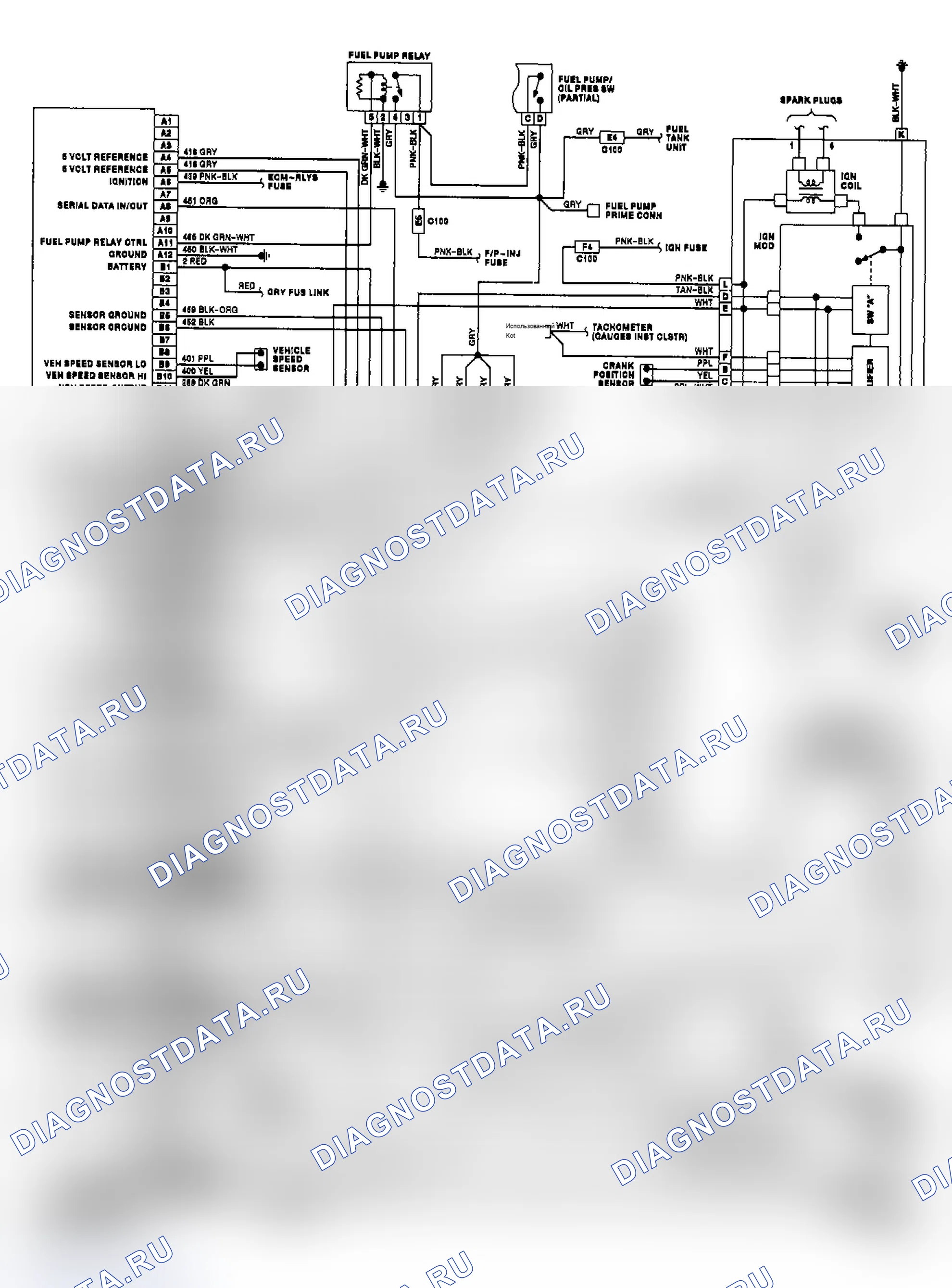 Рис. 6: Cutlass Calais PFI 2.3L (VIN A&D). Buick Electra Park Avenue 