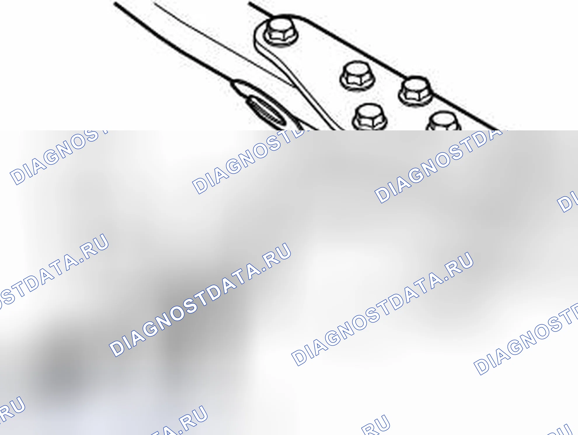 Рис. 53: Снятие сцепки. Volvo S80 I рестайлинг