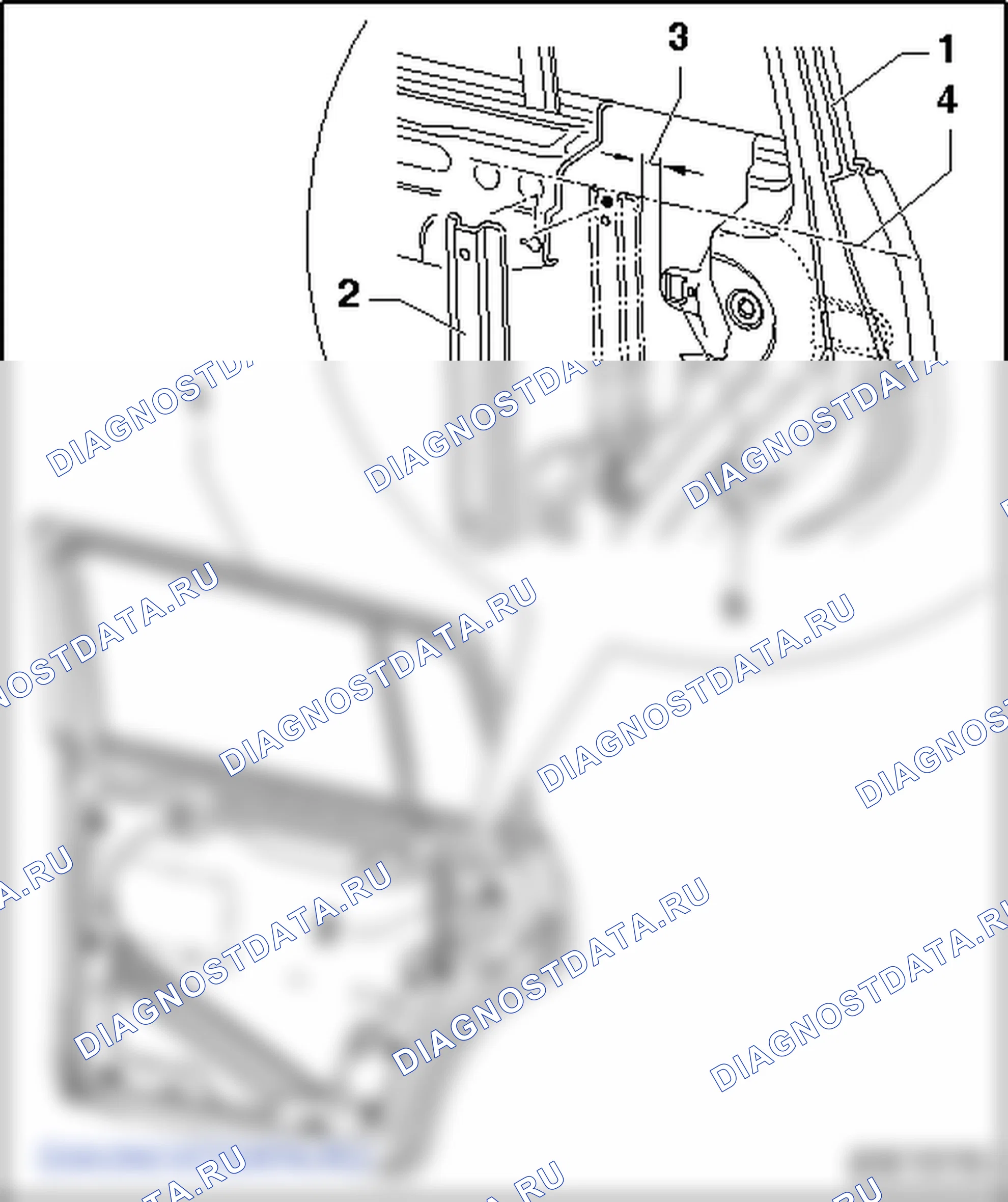 Задняя дверь. Volkswagen Touran I