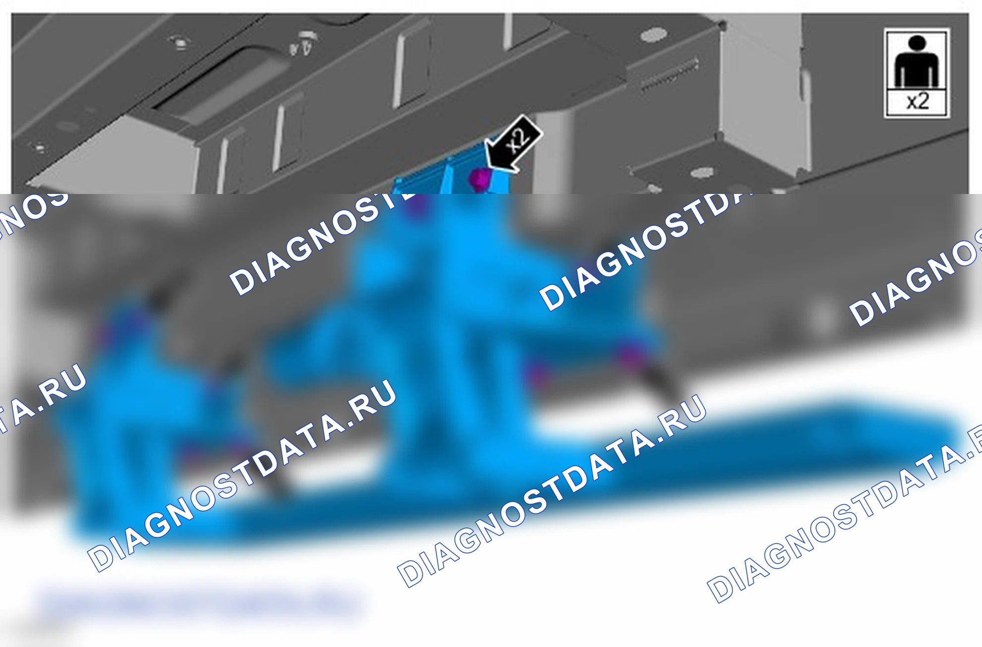 Как снять и установить выдвижную подножку (PRB). Ford Transit VIII