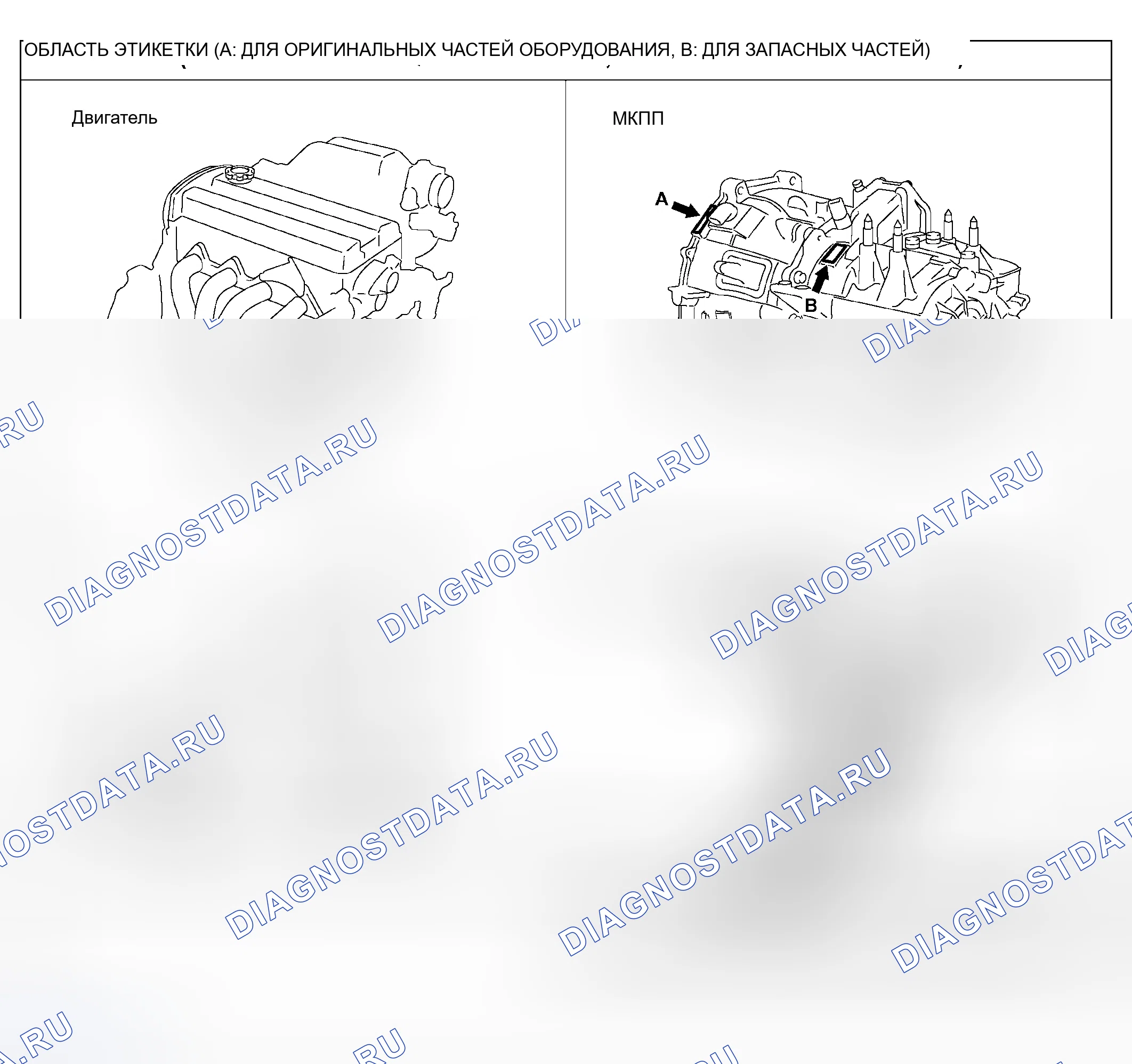 Рис. 150: РАСПОЛОЖЕНИЕ. Mitsubishi Lancer IX рестайлинг
