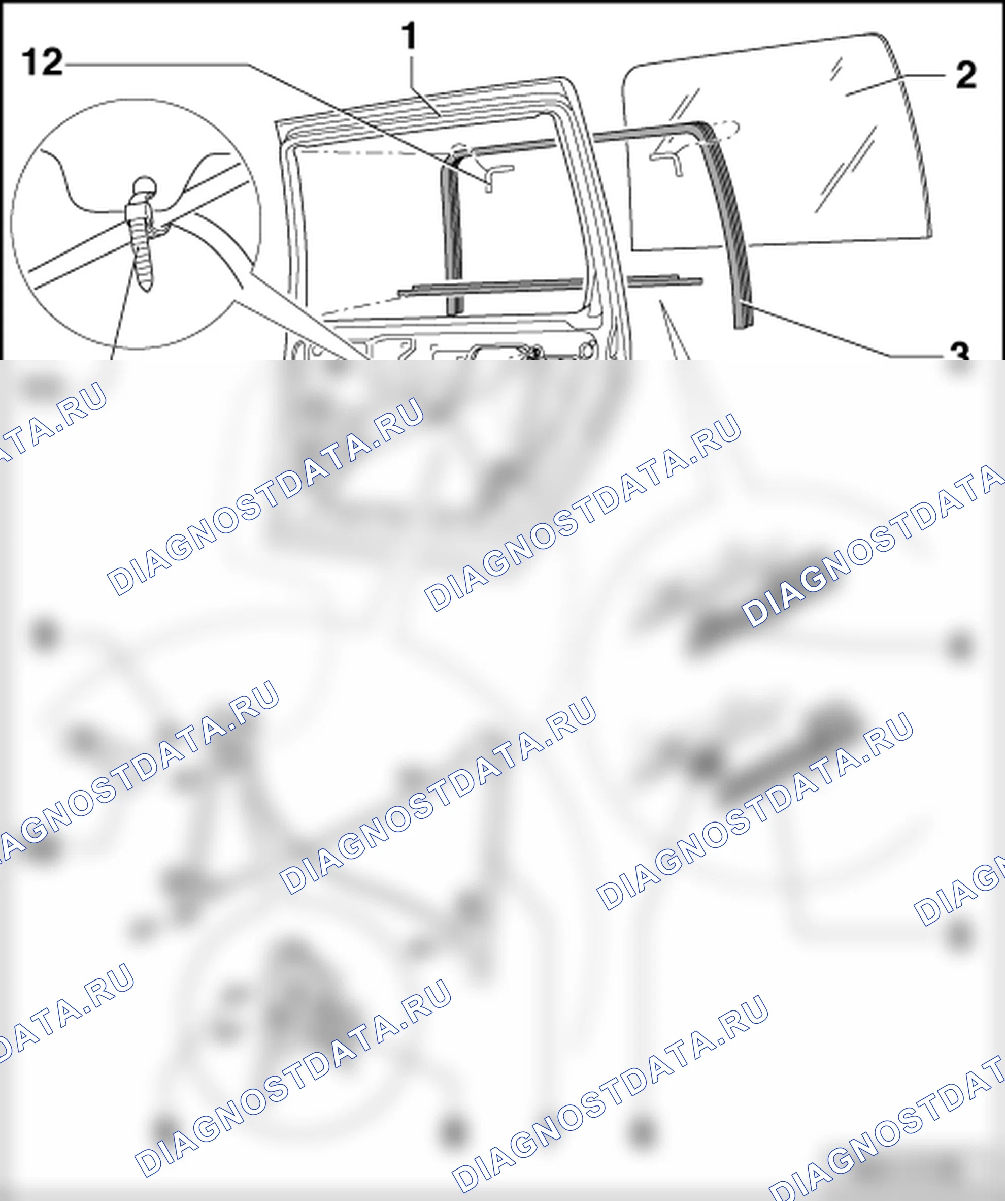 Дверные окна. SEAT Alhambra I