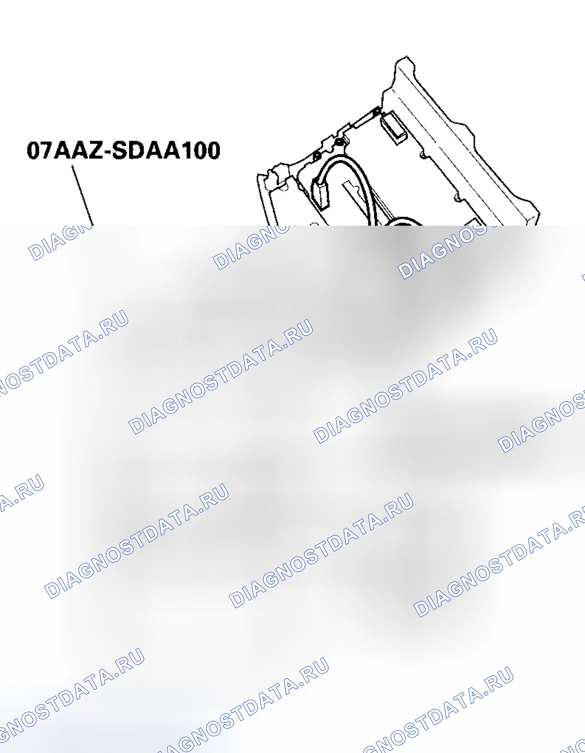 Рис. 79: На дисплее отсутствует информация (тип 6 CD). Honda Accord VII