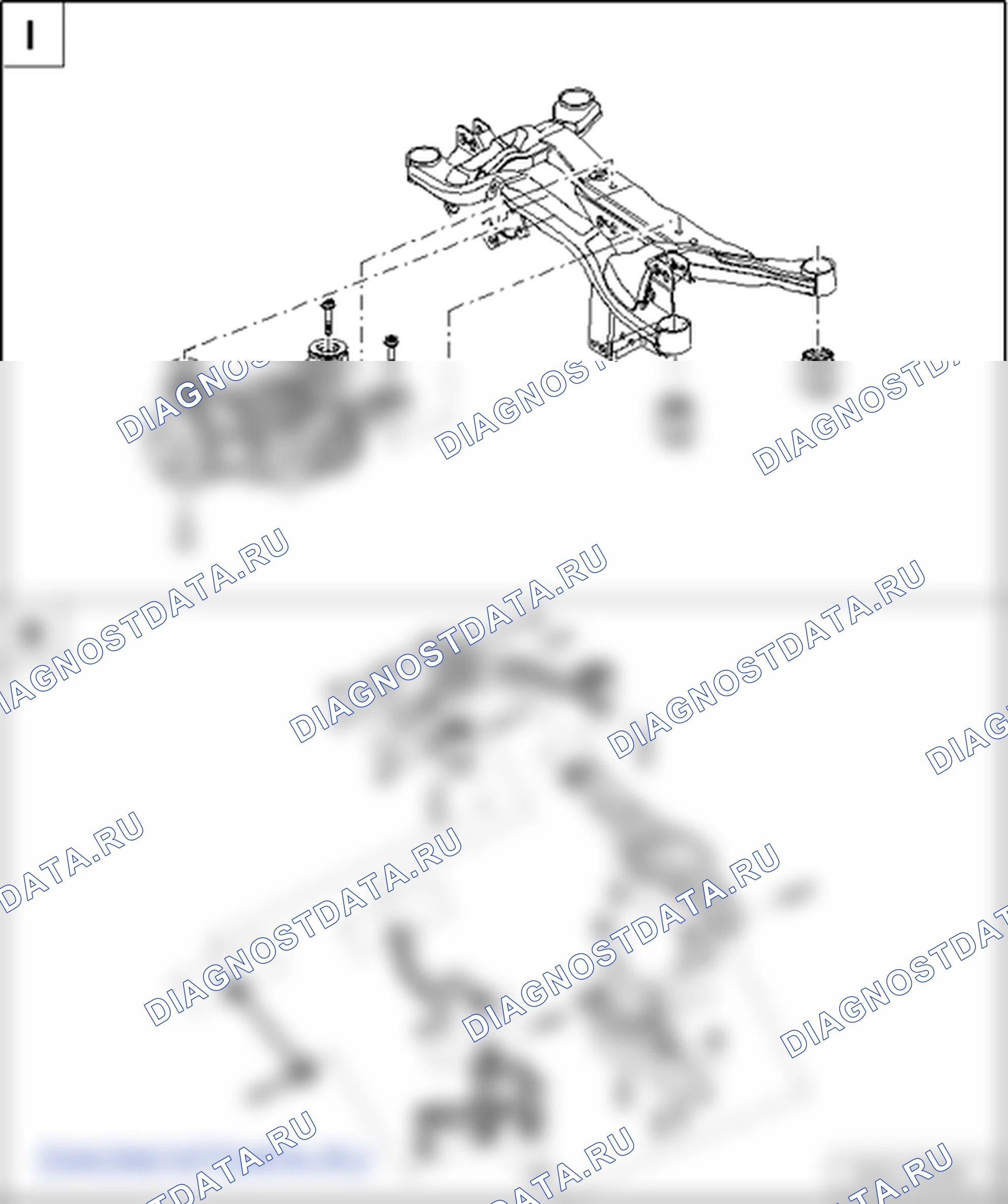 Задняя подвеска (полный привод). SEAT Altea I