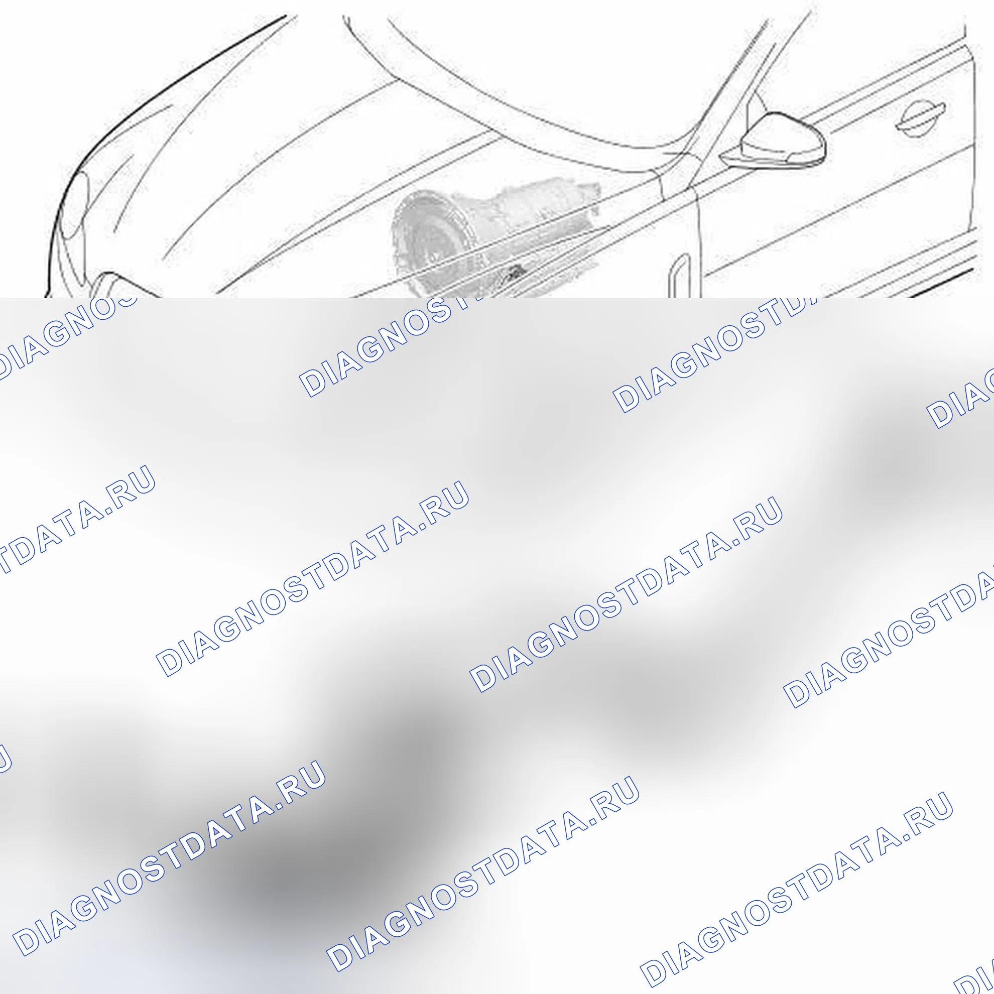 Рис. 163: РАСПОЛОЖЕНИЕ КОМПОНЕНТОВ. Jaguar XF I