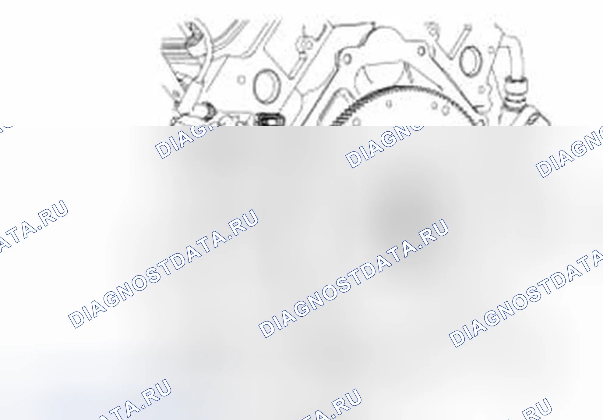 Рис. 2359: Проверка маховика - 5.0L и 5.4L. Ford Mustang V рестайлинг