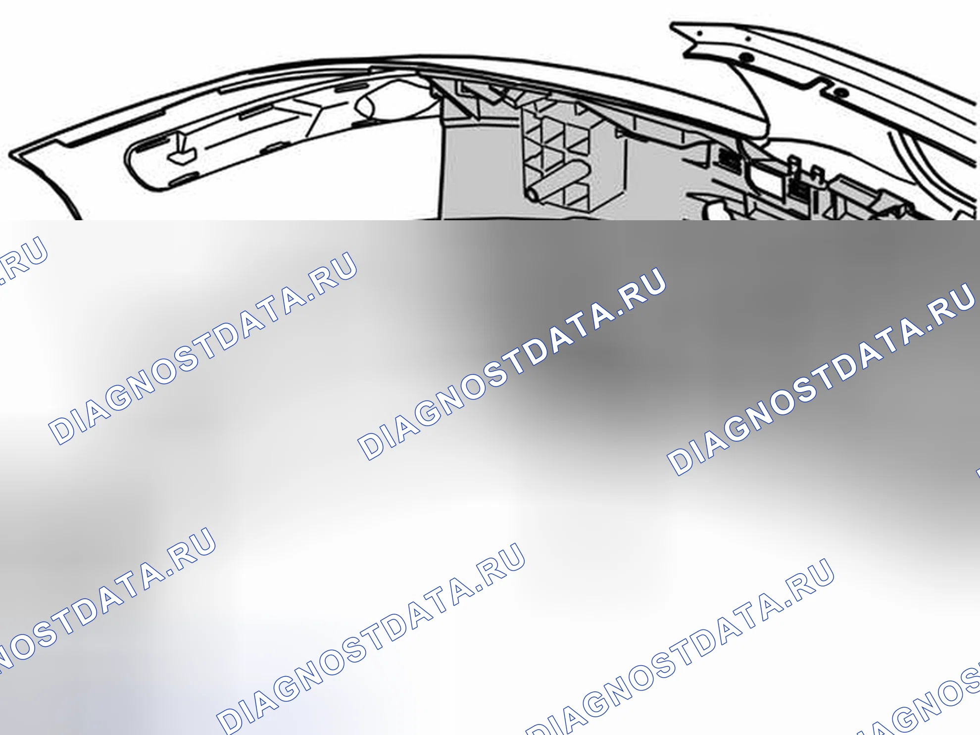 Рис. 589: Перенос задней секции. Volvo V70 II