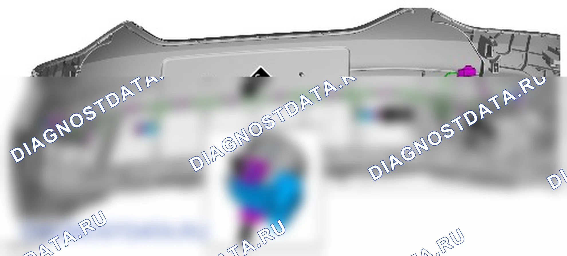Как снять и установить кожух переднего бампера. Ford Galaxy II