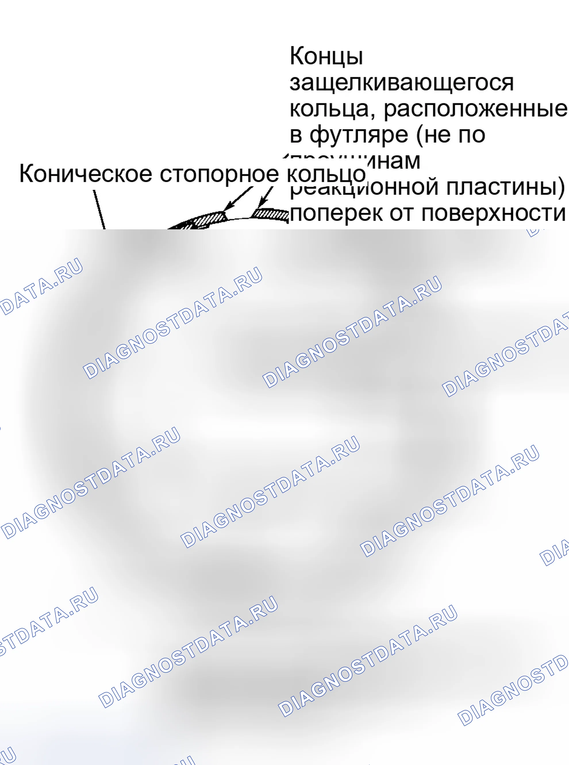 Рис. 61: КОРПУС КЛАПАНА И ВНУТРЕННИЕ КОМПОНЕНТЫ. Chrysler LHS II