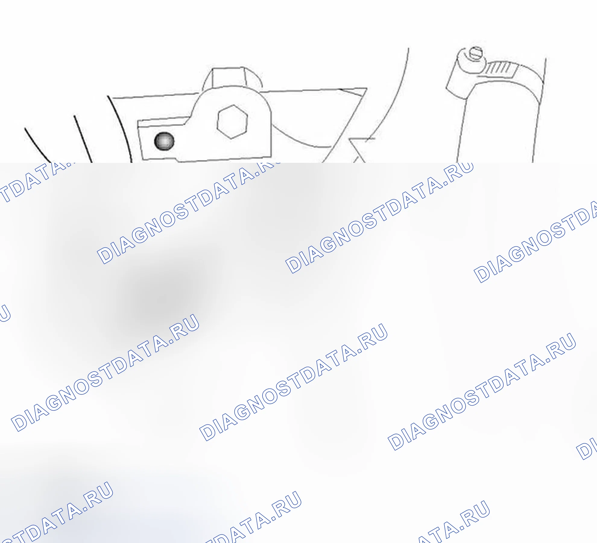 Рис. 430: Идентификация датчика барометрического давления. BMW Z3 E36