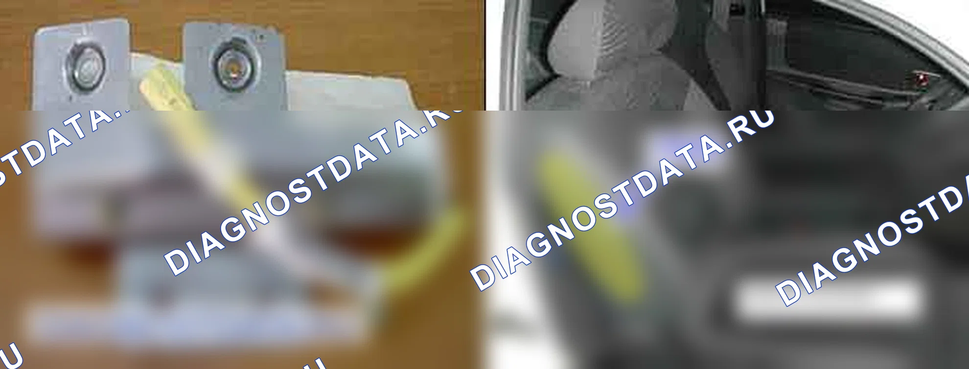 B1383: Подушка безопасности со стороны пассажира (PSAB), слишком низкое сопротивление. Hyundai Accent LC