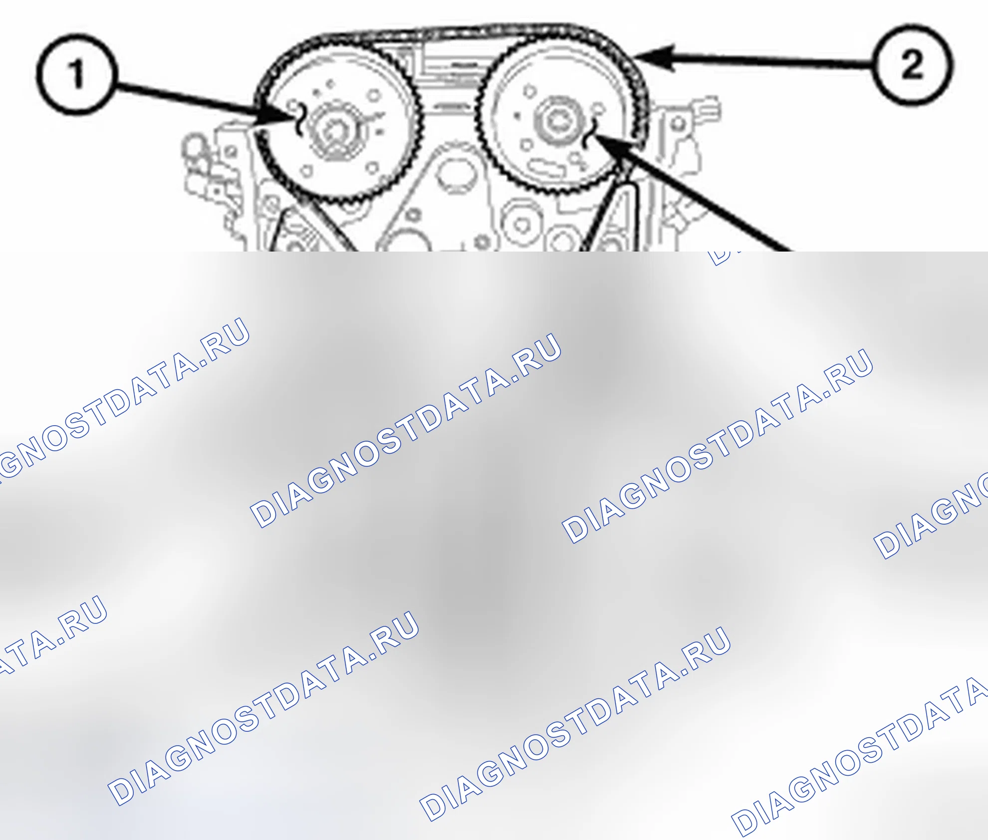 Рис. 786: СИСТЕМА ПРИВОДА СИНХРОНИЗАЦИИ. Dodge Caliber I