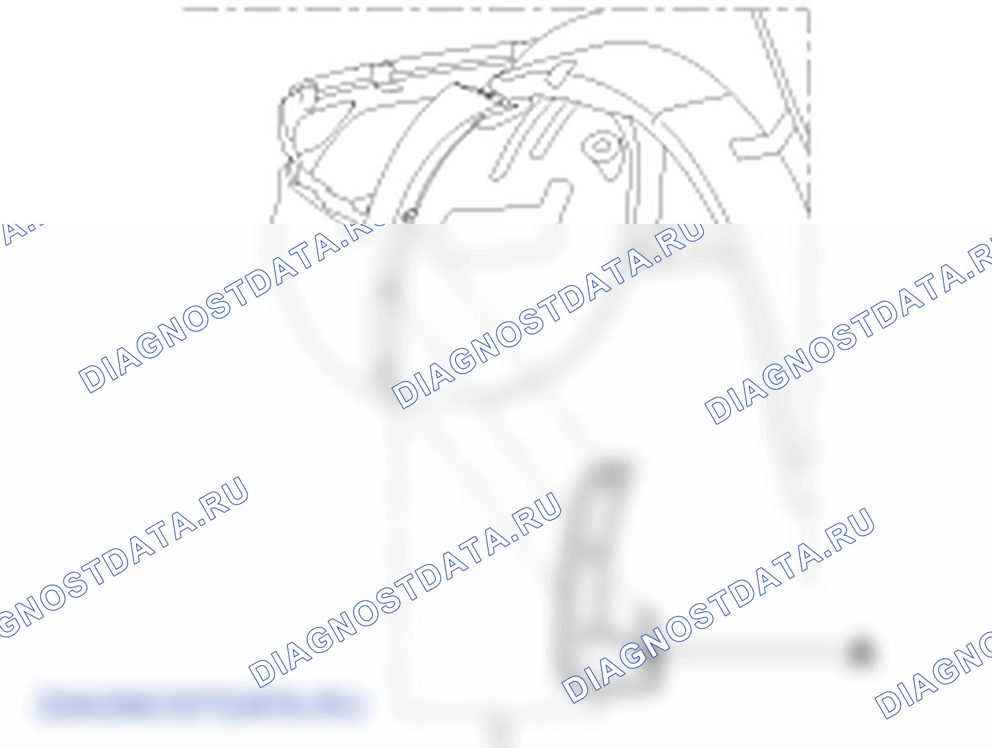 Задний брызговик. Hyundai Santafe Sport DMA