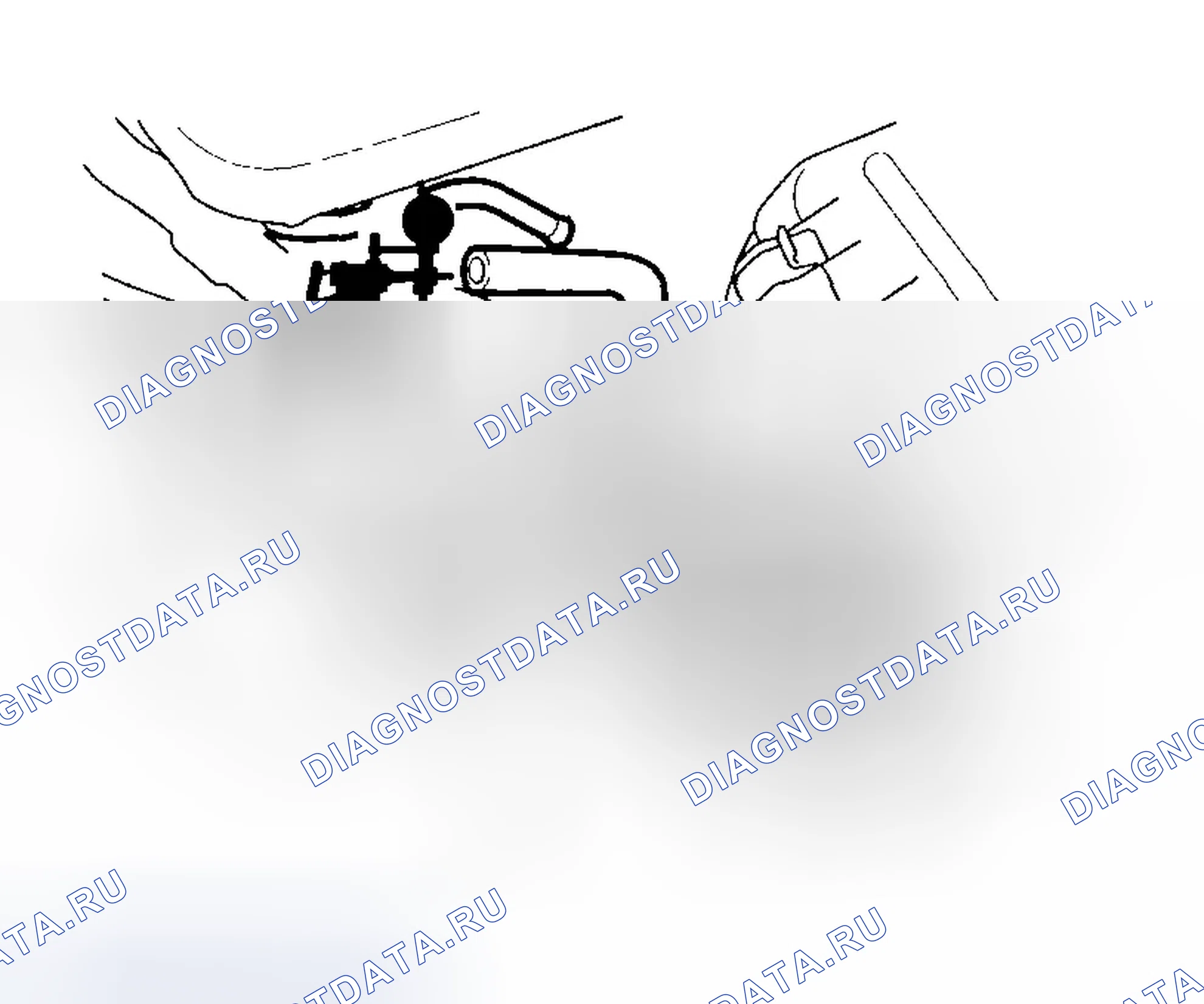 Рис. 104: Испытание клапана продувки канистры EVAP. Honda Insight ZE1