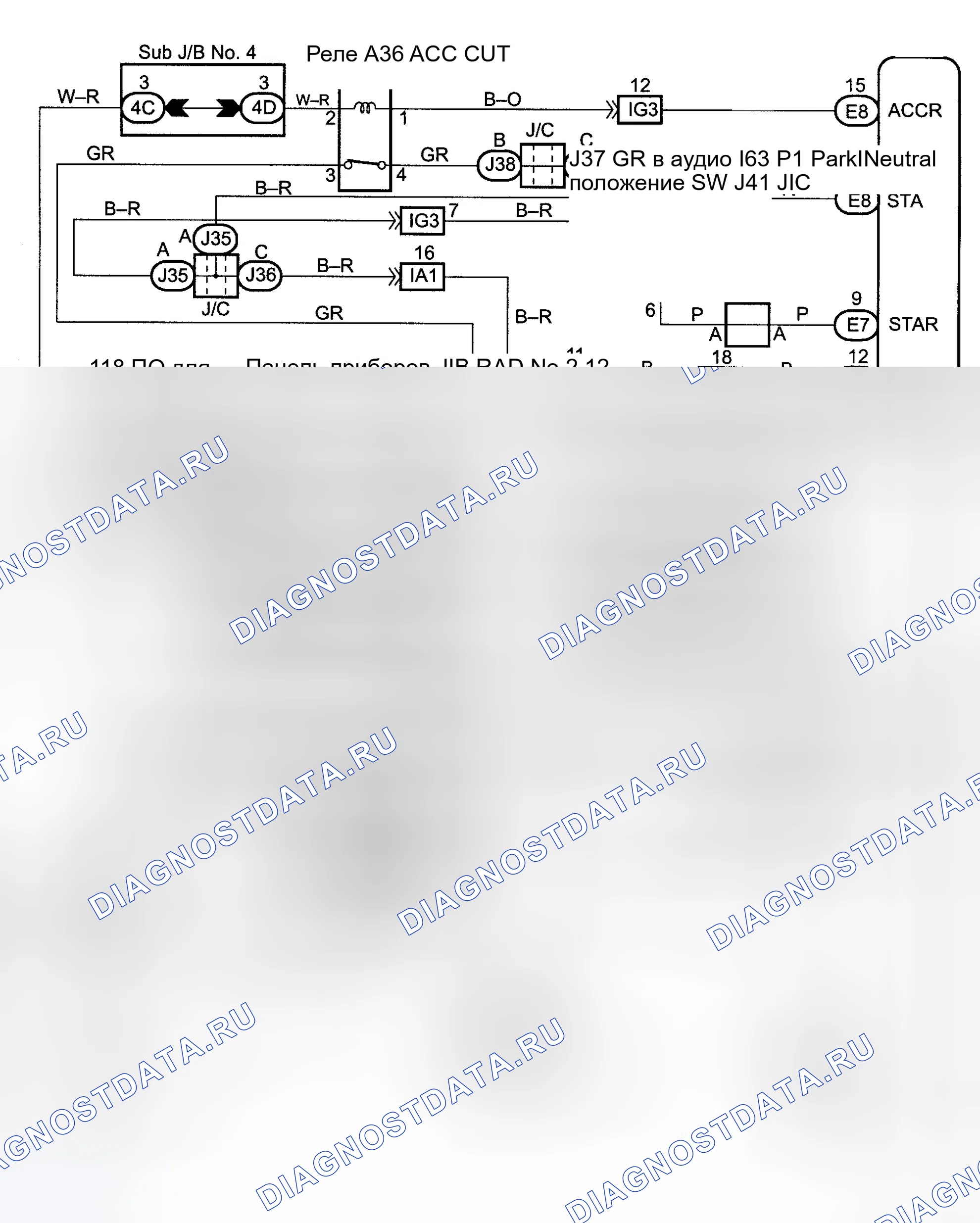 Рис. 318. Toyota Avalon XX20 рестайлинг