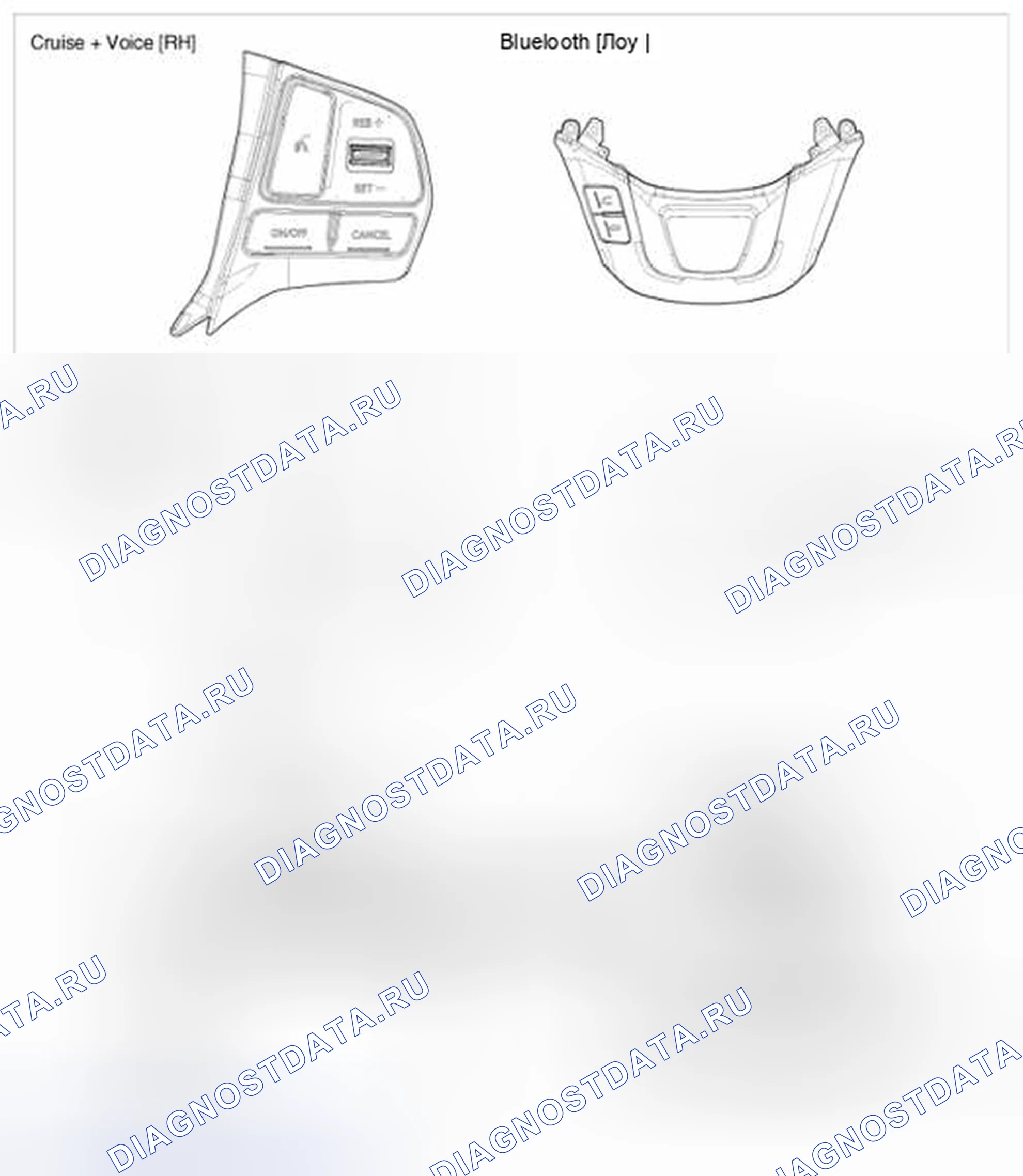 Рис. 3: Принципиальная схема (2). BMW 6 серия F06/F13/F12