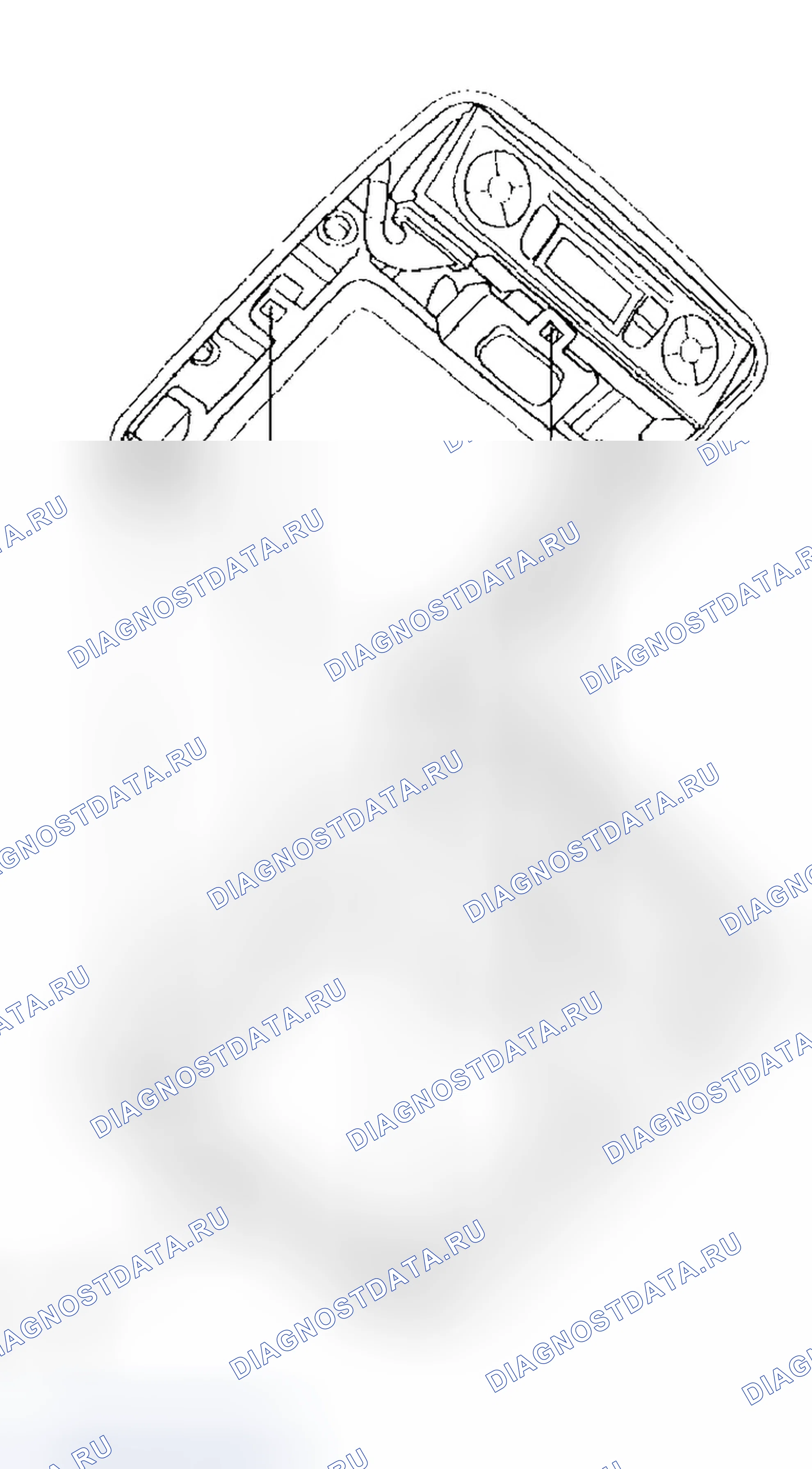 Рис. 15: Задний контроллер и снятие / установка экрана. Honda Odyssey II
