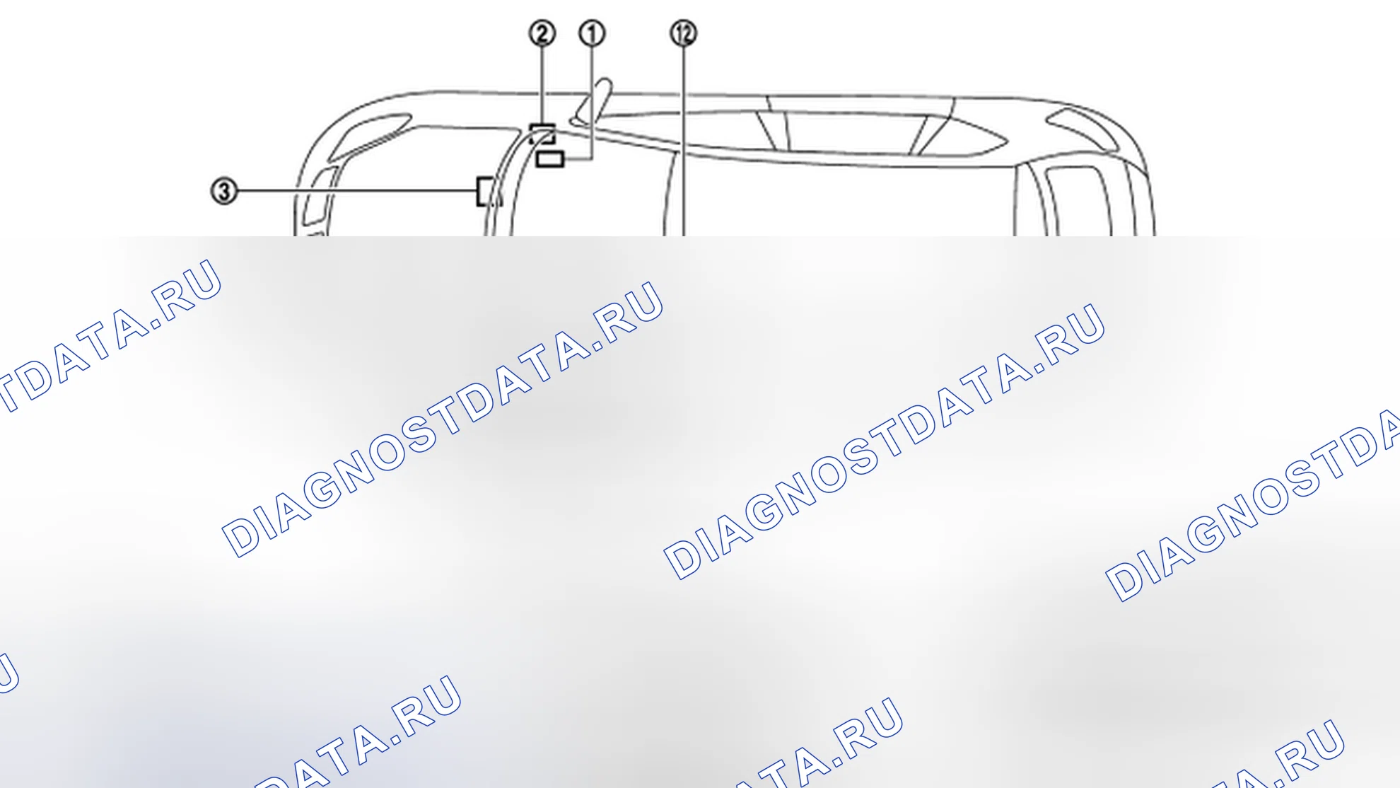 Рис. 19: Расположение компонентов. Honda Shuttle I