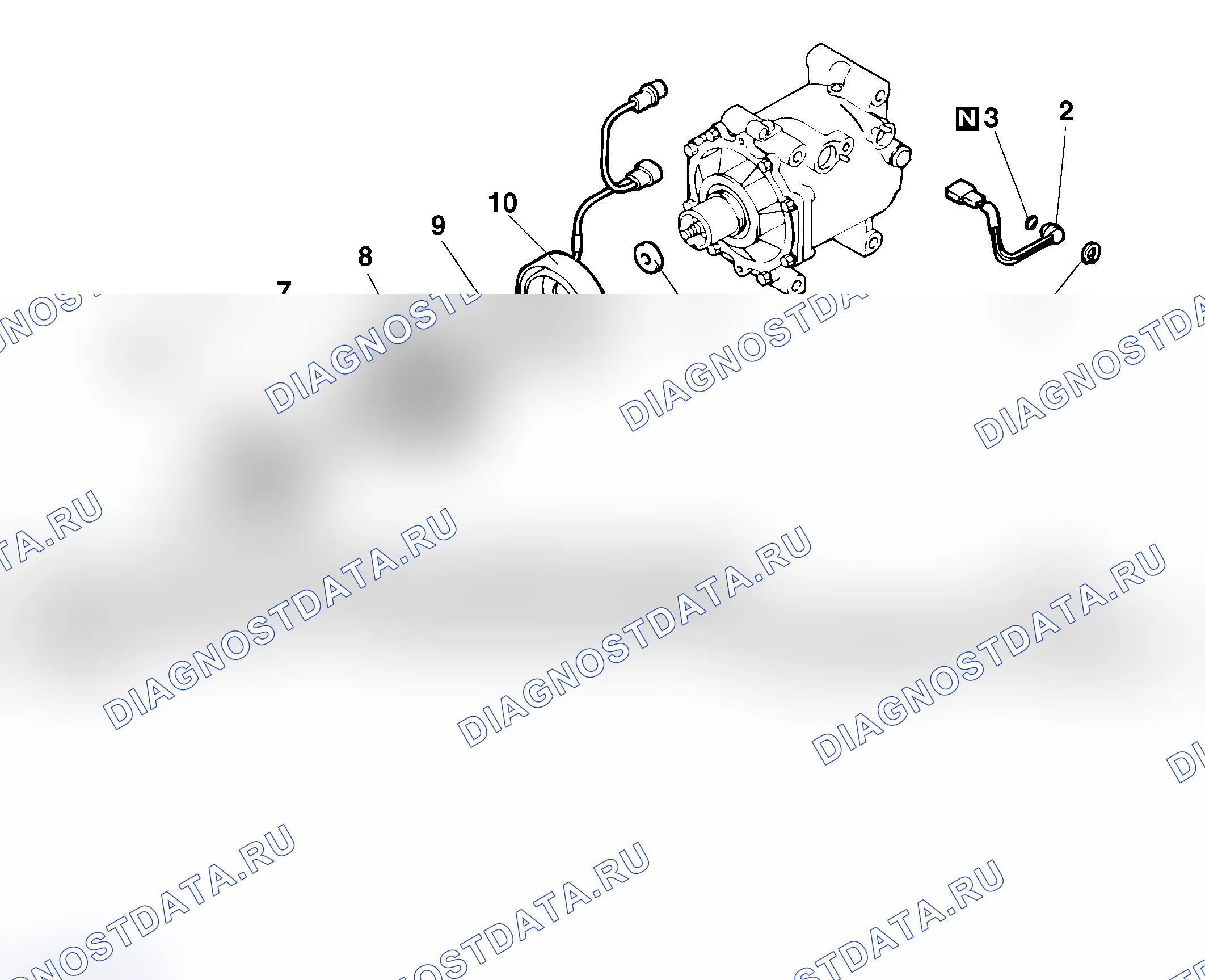 Рис. 215: РАЗБОРКА И СБОРКА. Mitsubishi Lancer Evolution IX
